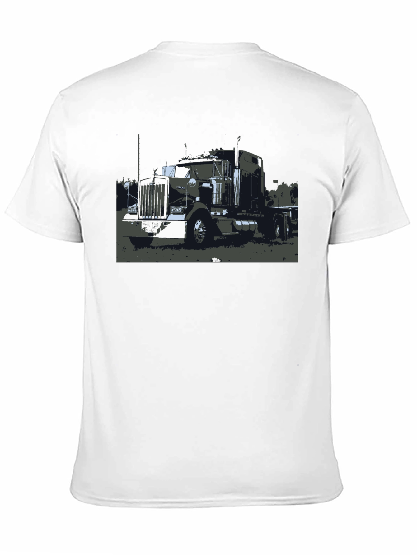 Truck Graphic Black T-Shirt - Classic Style