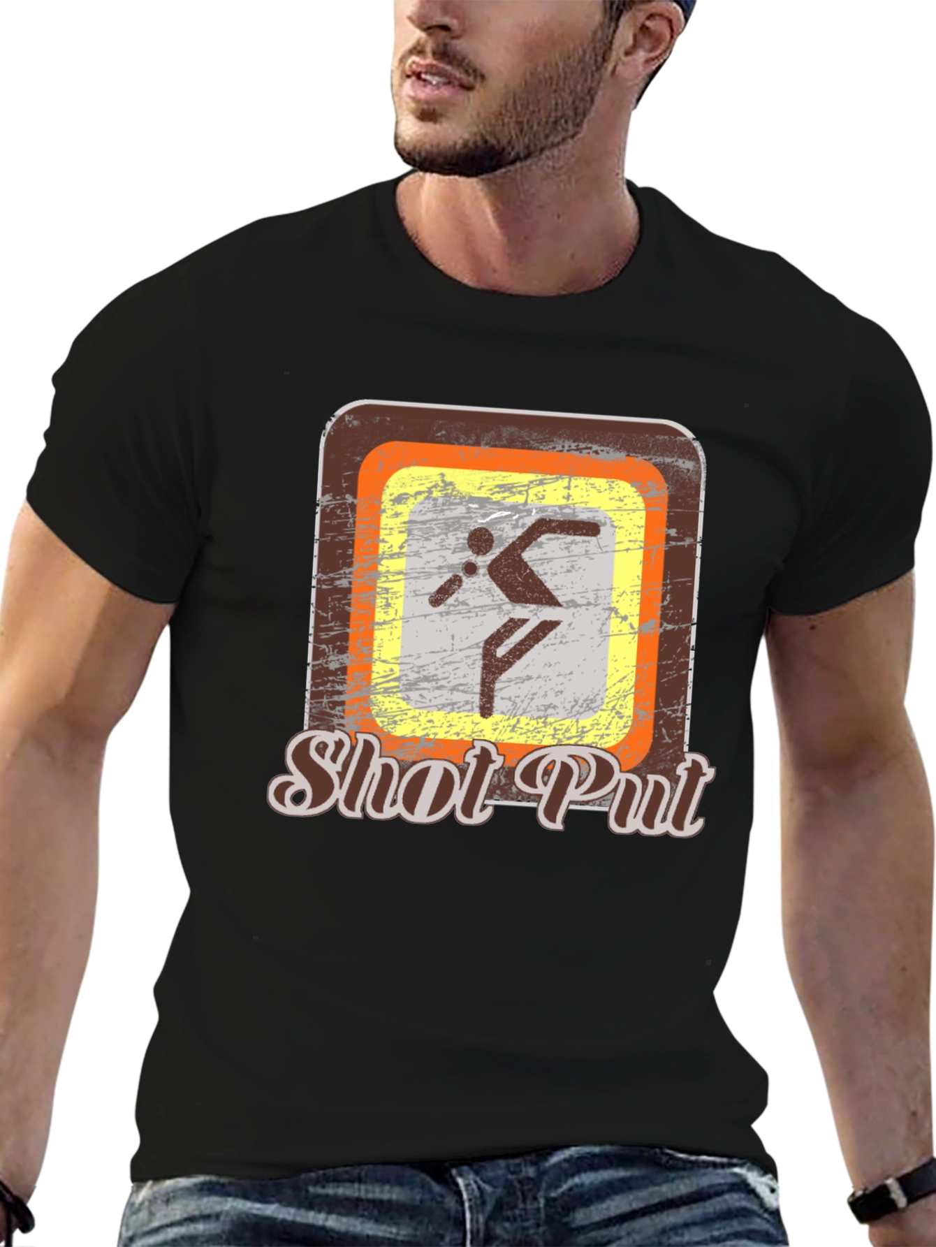 Shot Put Graphic T-Shirt for Athletes