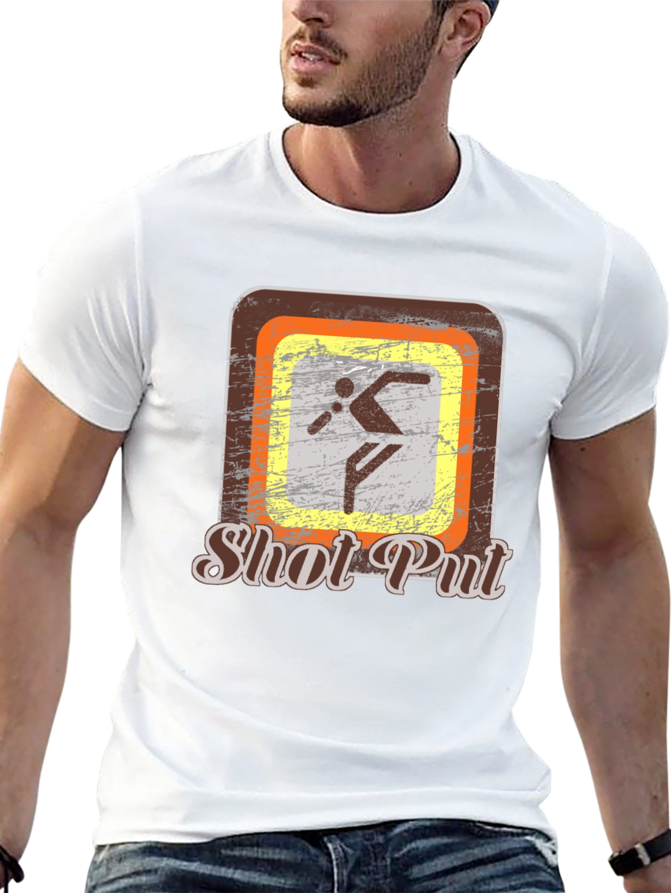 Shot Put Graphic T-Shirt for Athletes