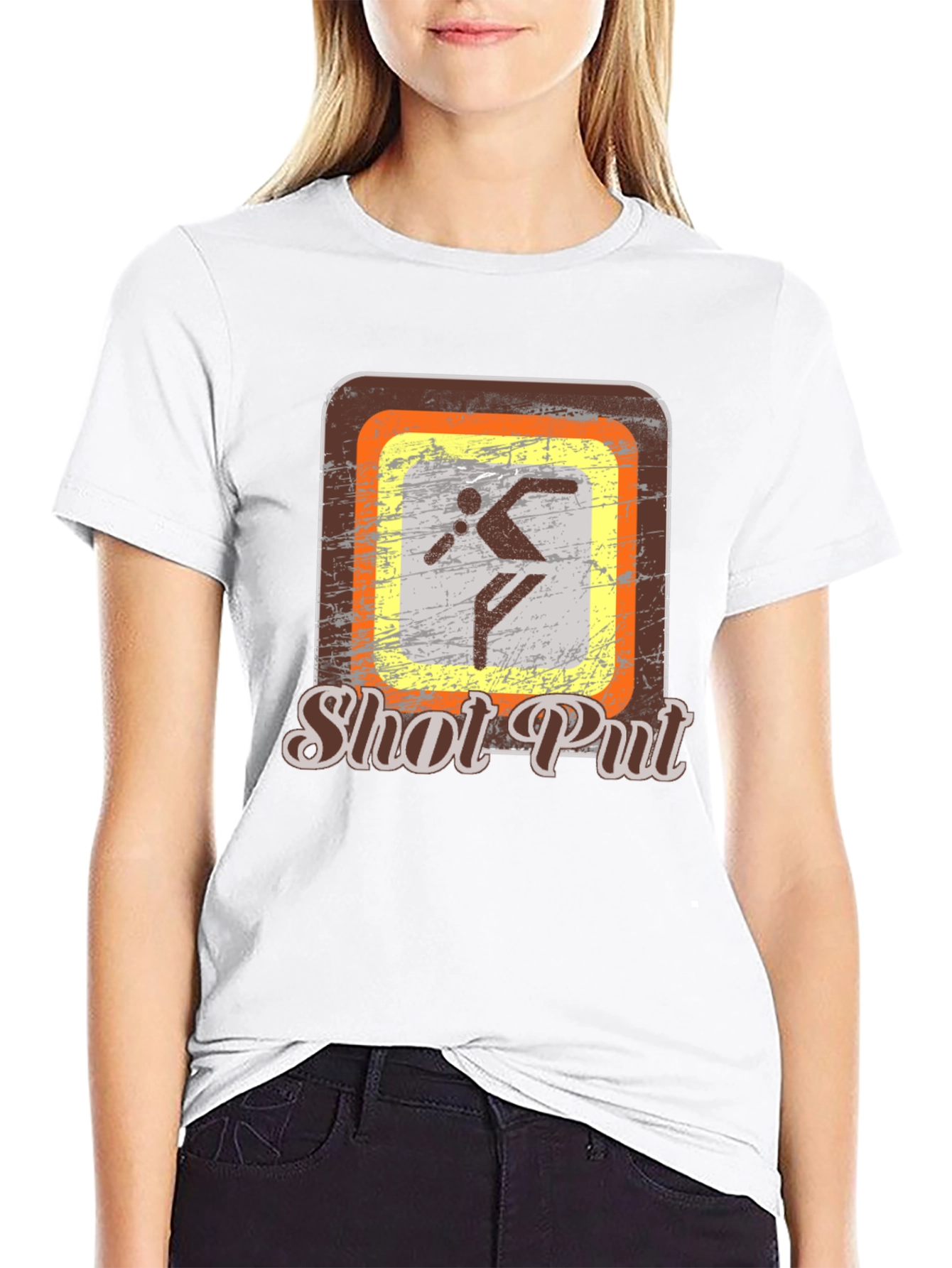 Shot Put Graphic T-Shirt for Athletes