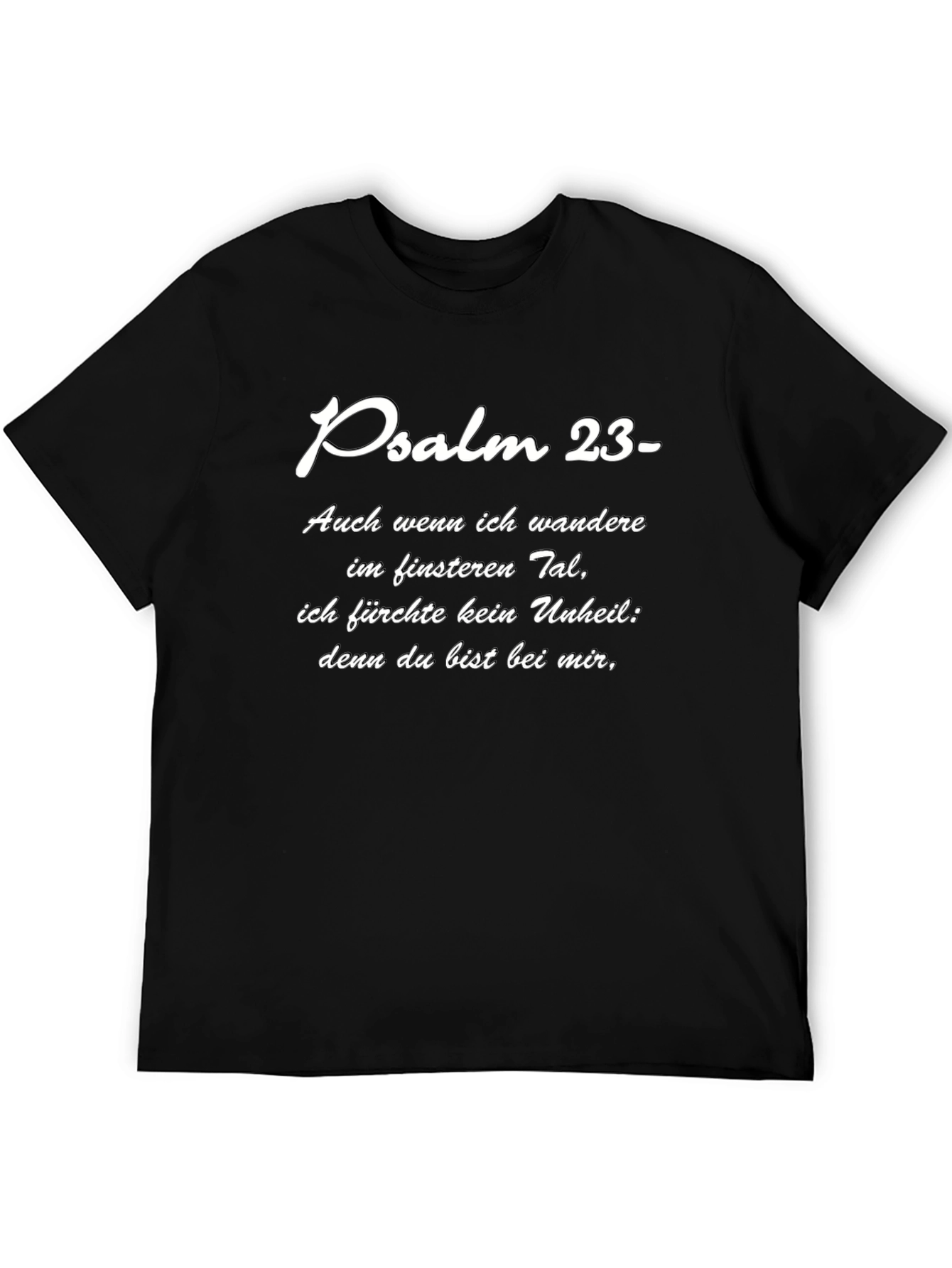 Psalm 23 T-Shirt - Christian Faith Apparel