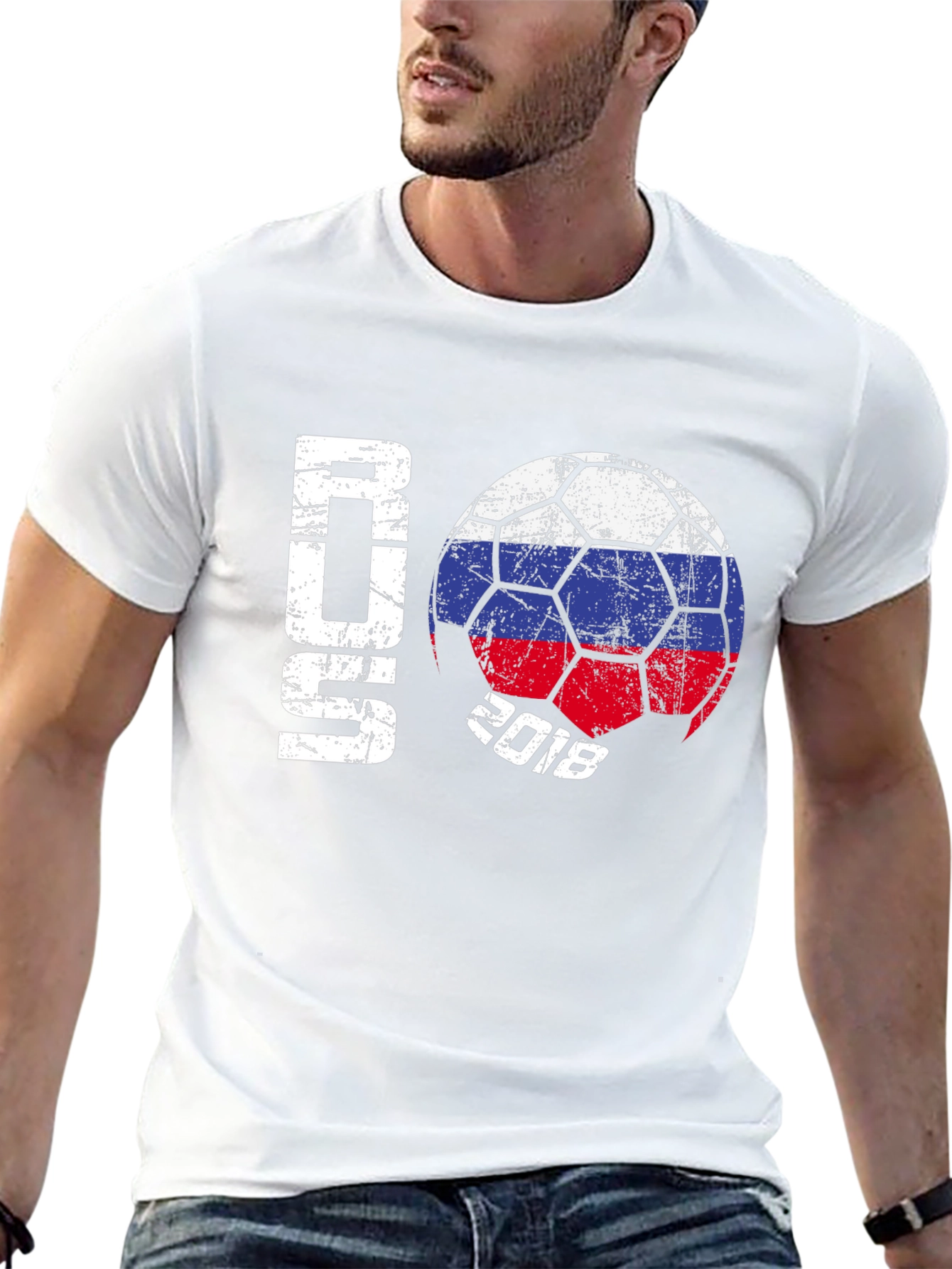 Russia 2018 Soccer T-Shirt - Black