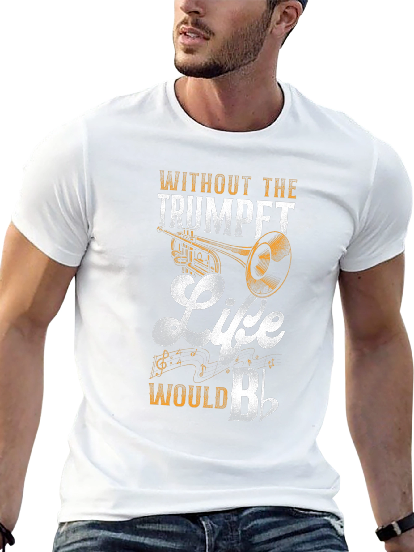Trumpet Life Mens Graphic Tee - Musician T-Shirt