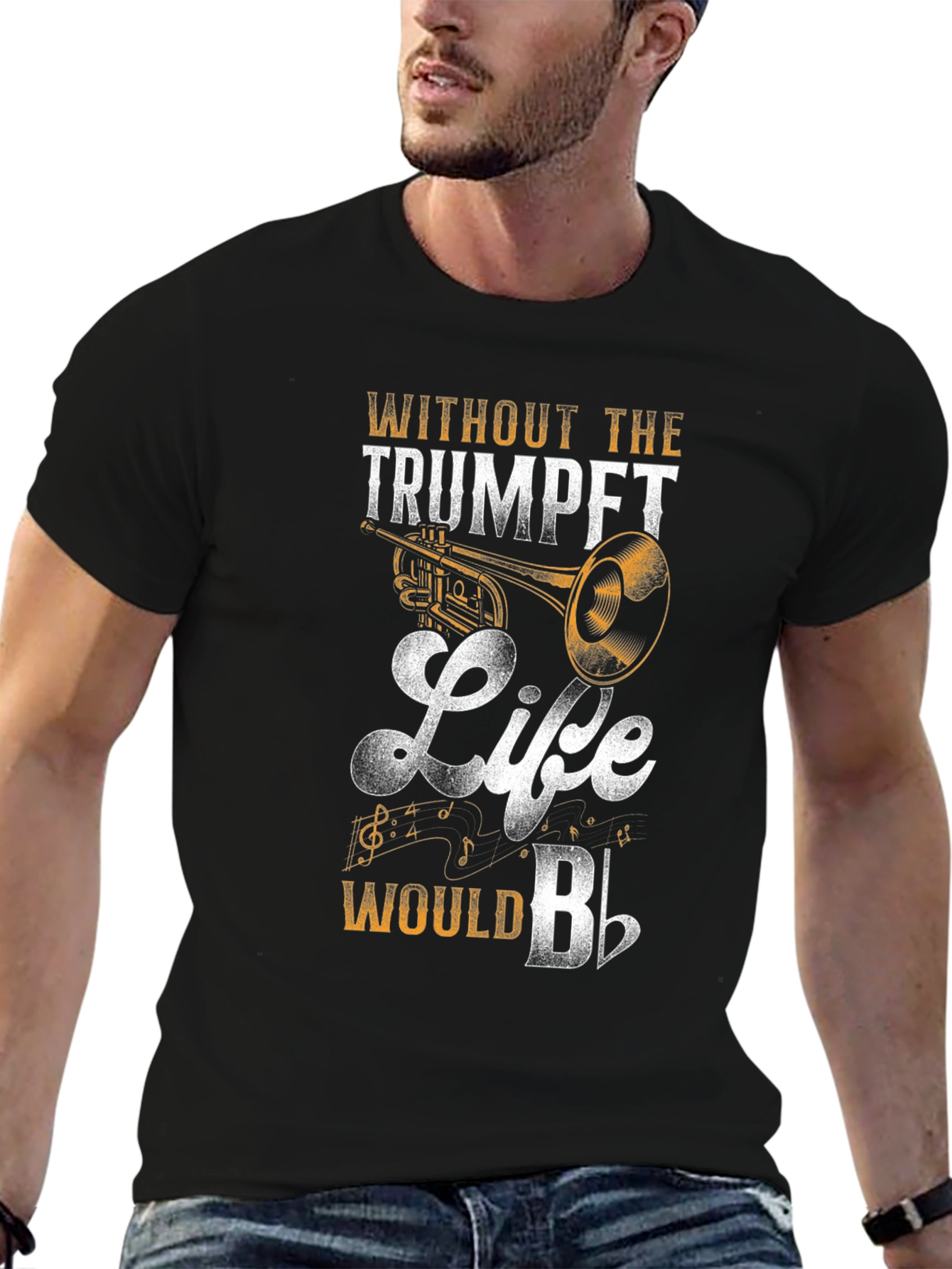 Trumpet Life Mens Graphic Tee - Musician T-Shirt