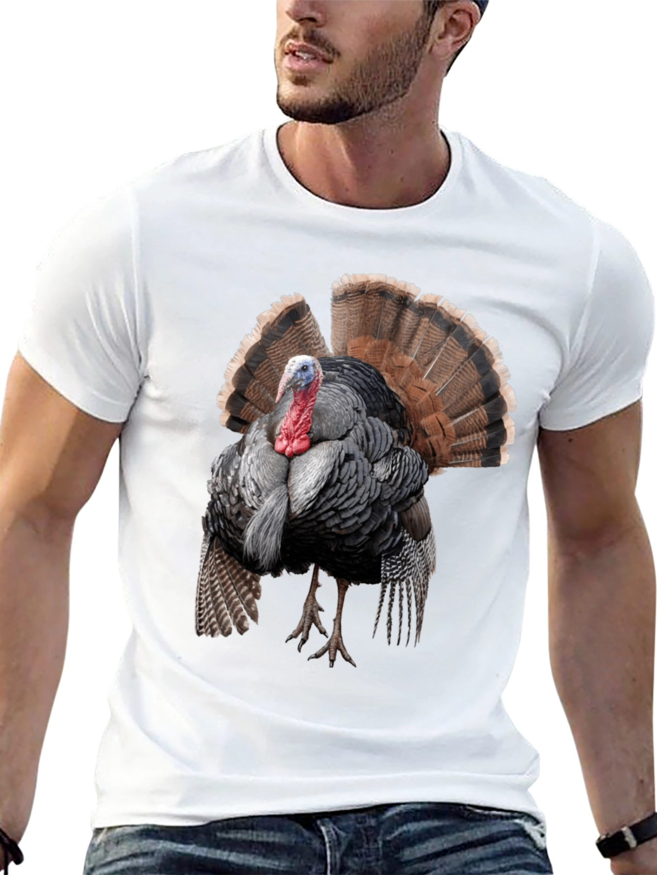 Turkey Graphic T-Shirt - Thanksgiving Apparel