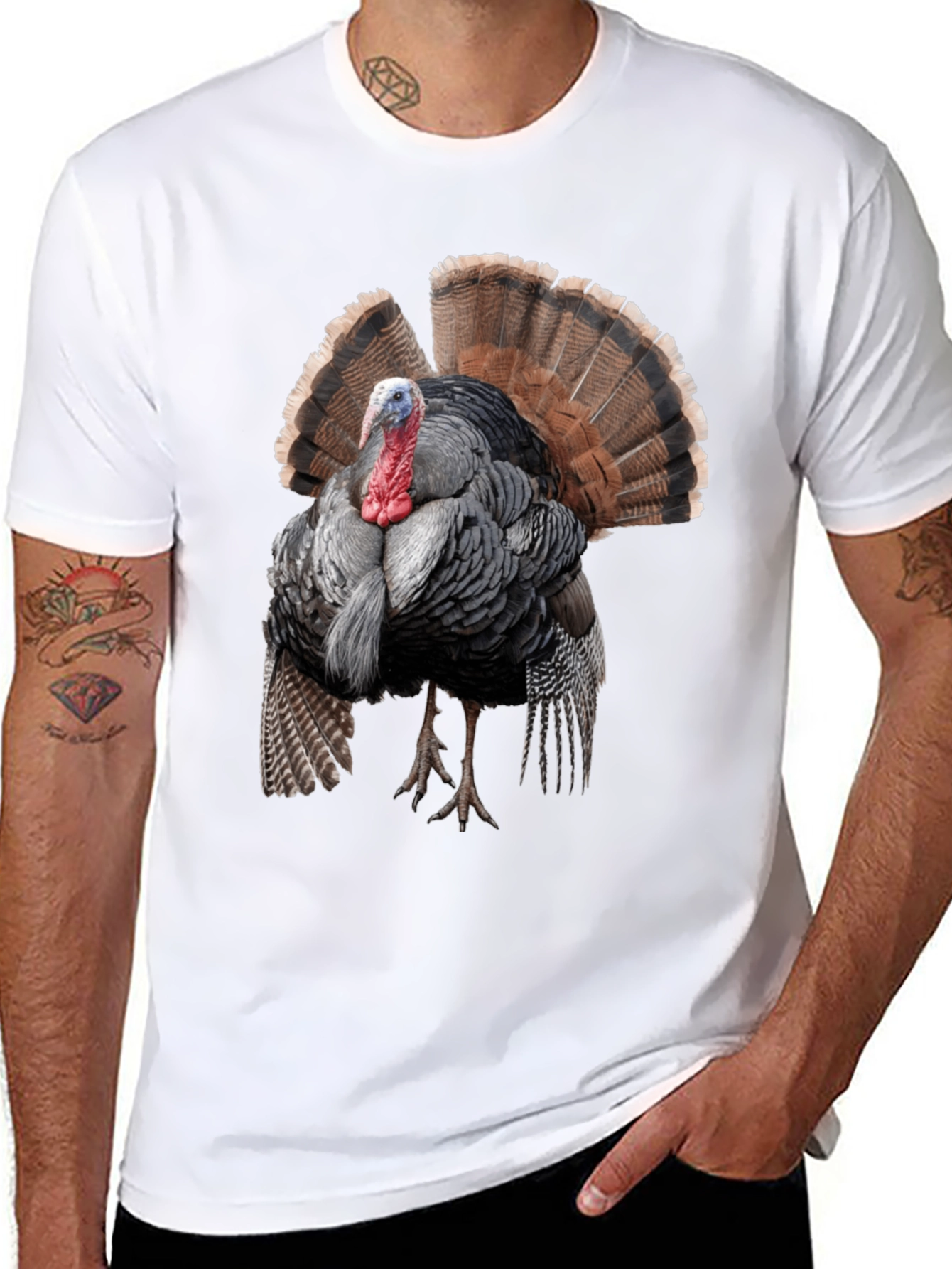 Turkey Graphic T-Shirt - Thanksgiving Apparel