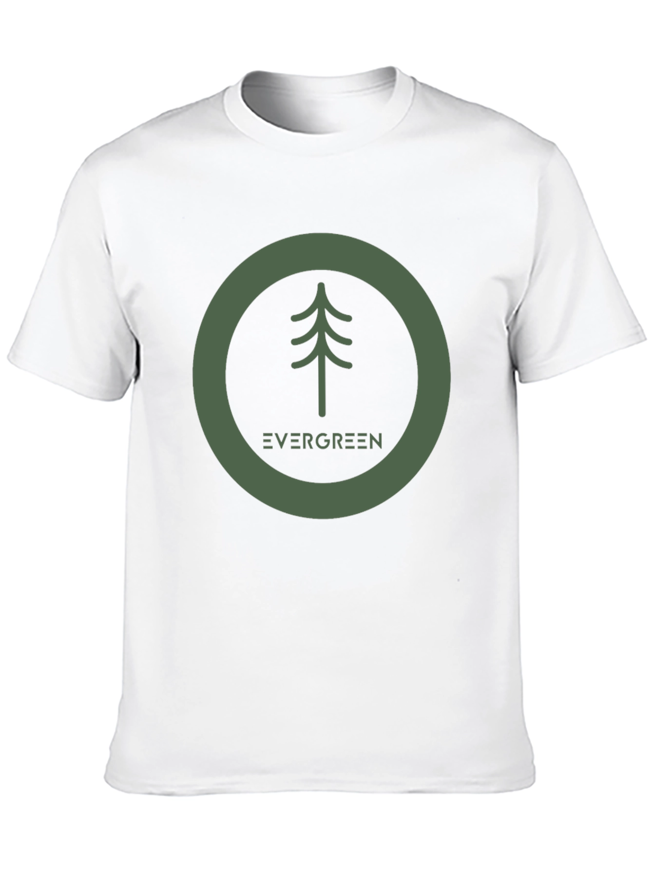 Evergreen Tree Graphic Tee - Nature Inspired Design