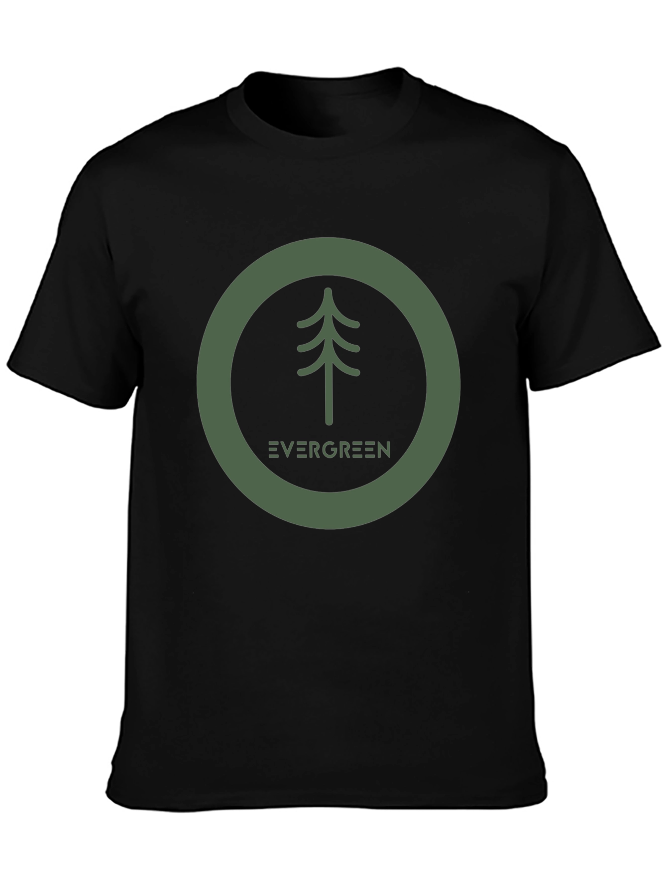 Evergreen Tree Graphic Tee - Nature Inspired Design