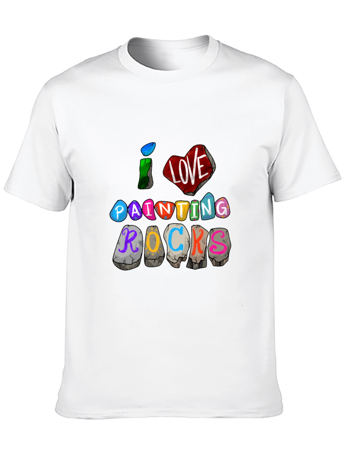 I Love Painting Rocks Graphic T-Shirt