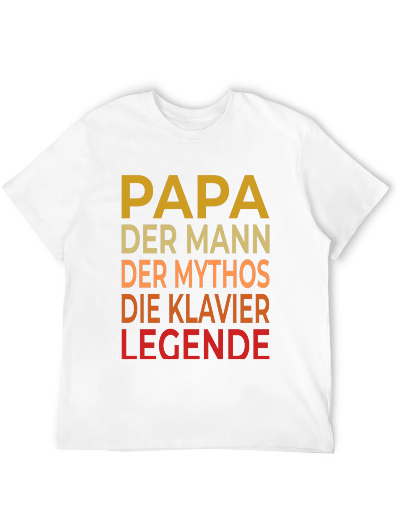 Papa Piano Legend Tee - Fathers Day Gift