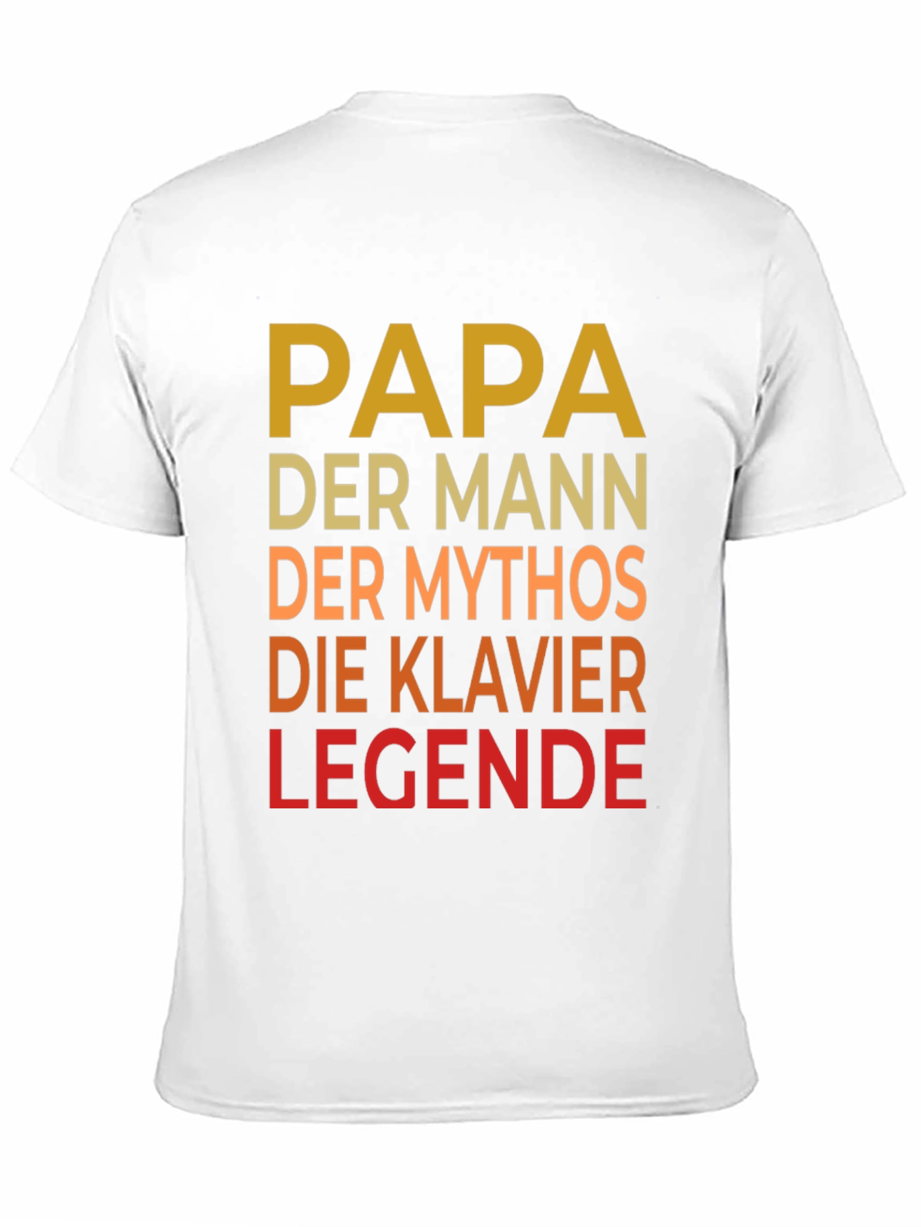 Papa Piano Legend Tee - Fathers Day Gift