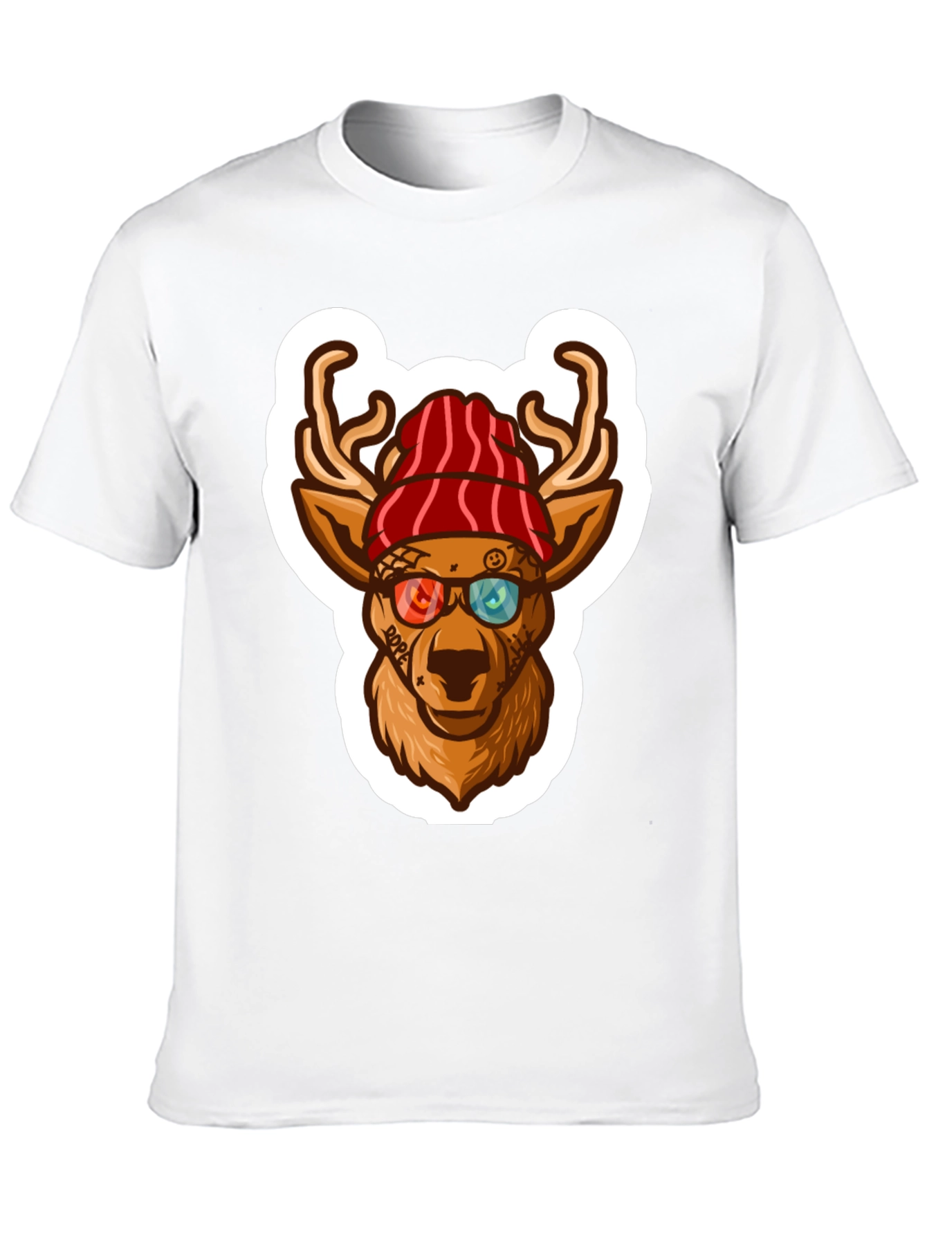 Cool Deer Graphic Tee - Urban Style
