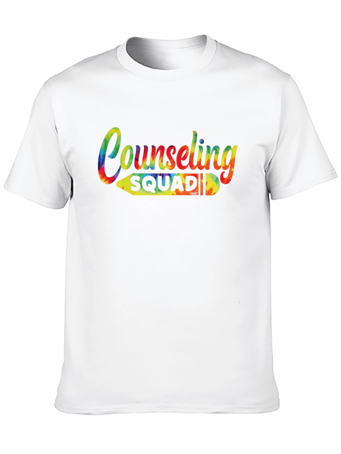Counseling Squad Tie-Dye Graphic T-Shirt