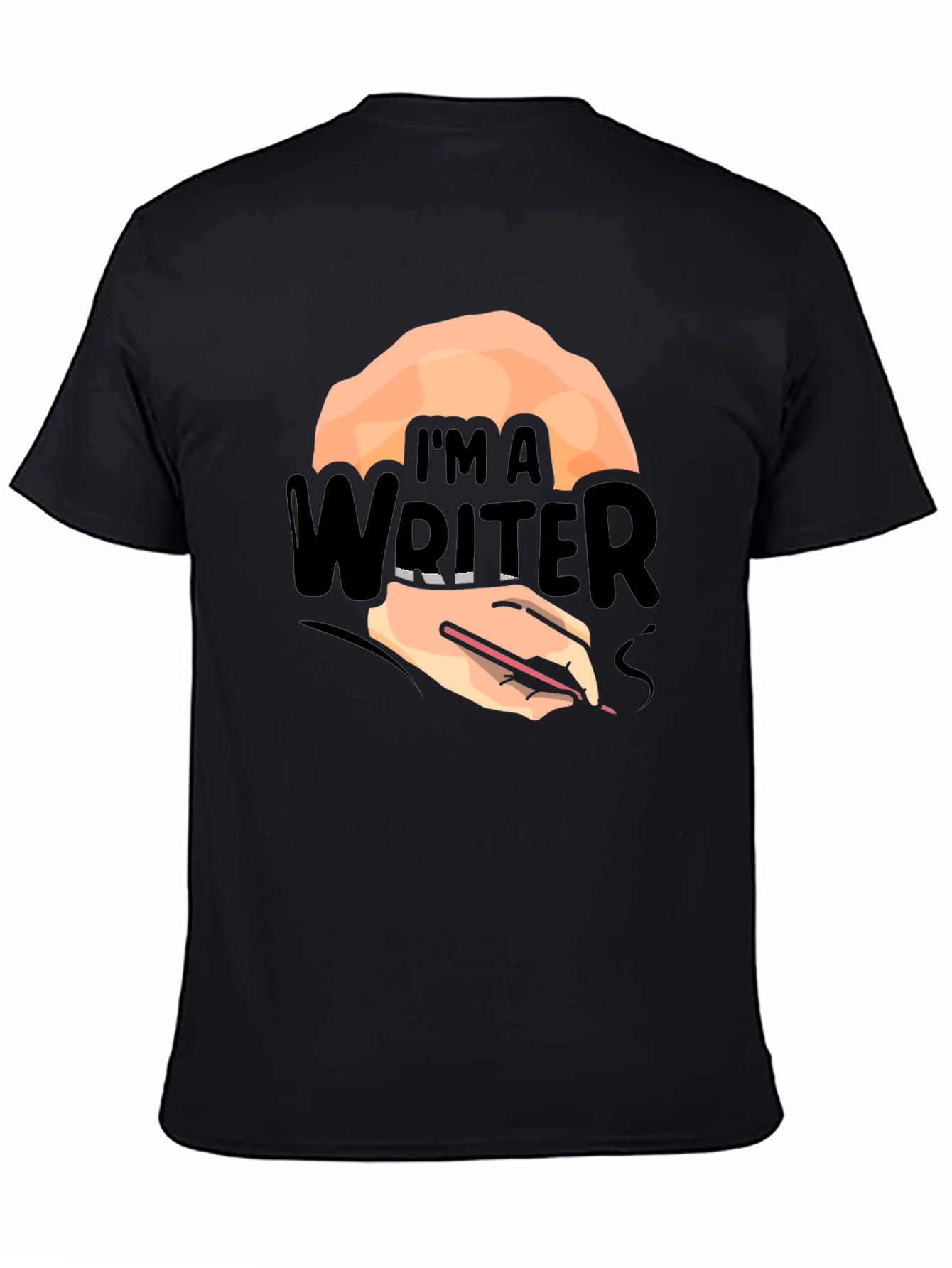 Im A Writer T-Shirt - Black Graphic Tee