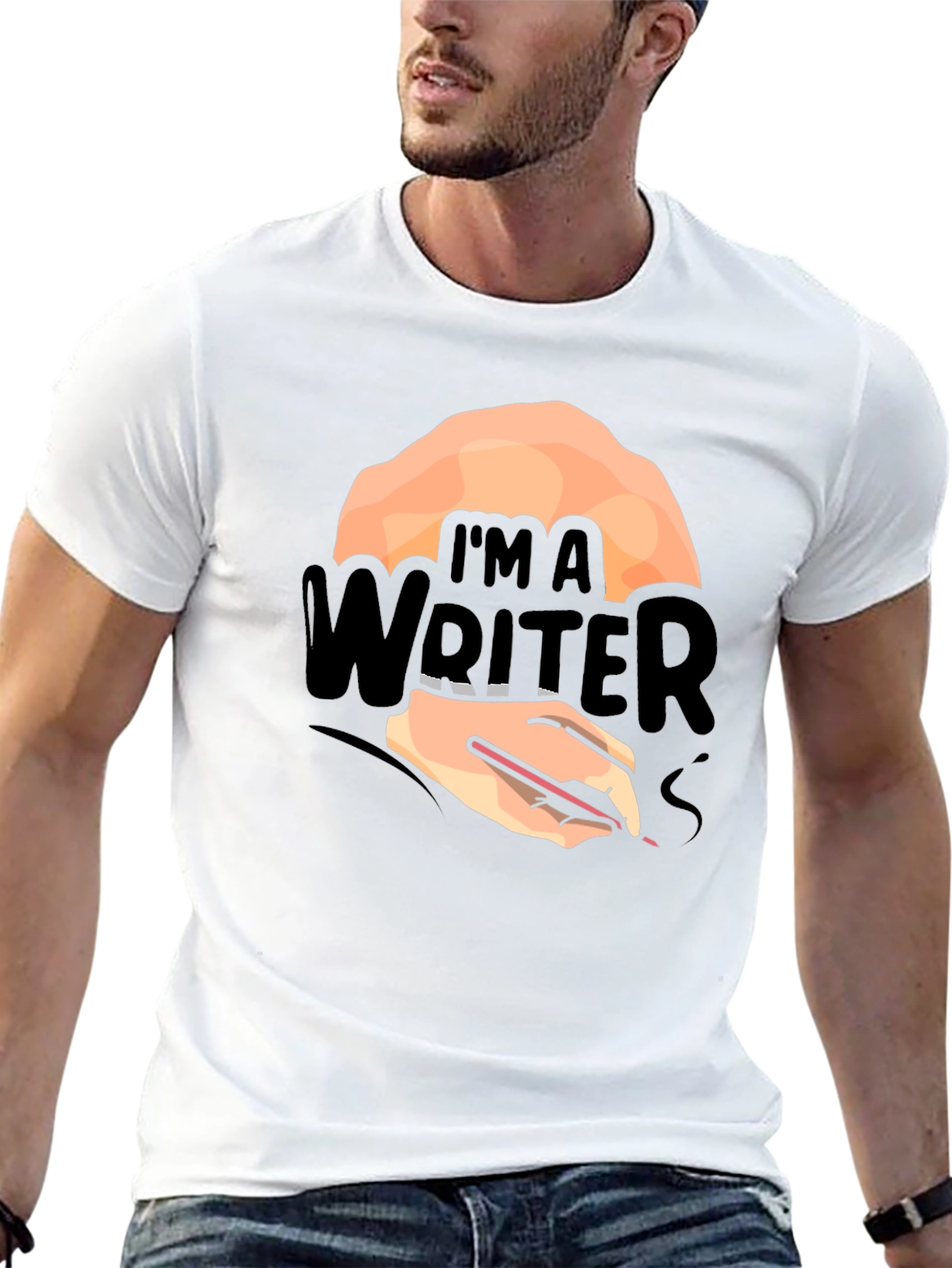 Im A Writer T-Shirt - Black Graphic Tee