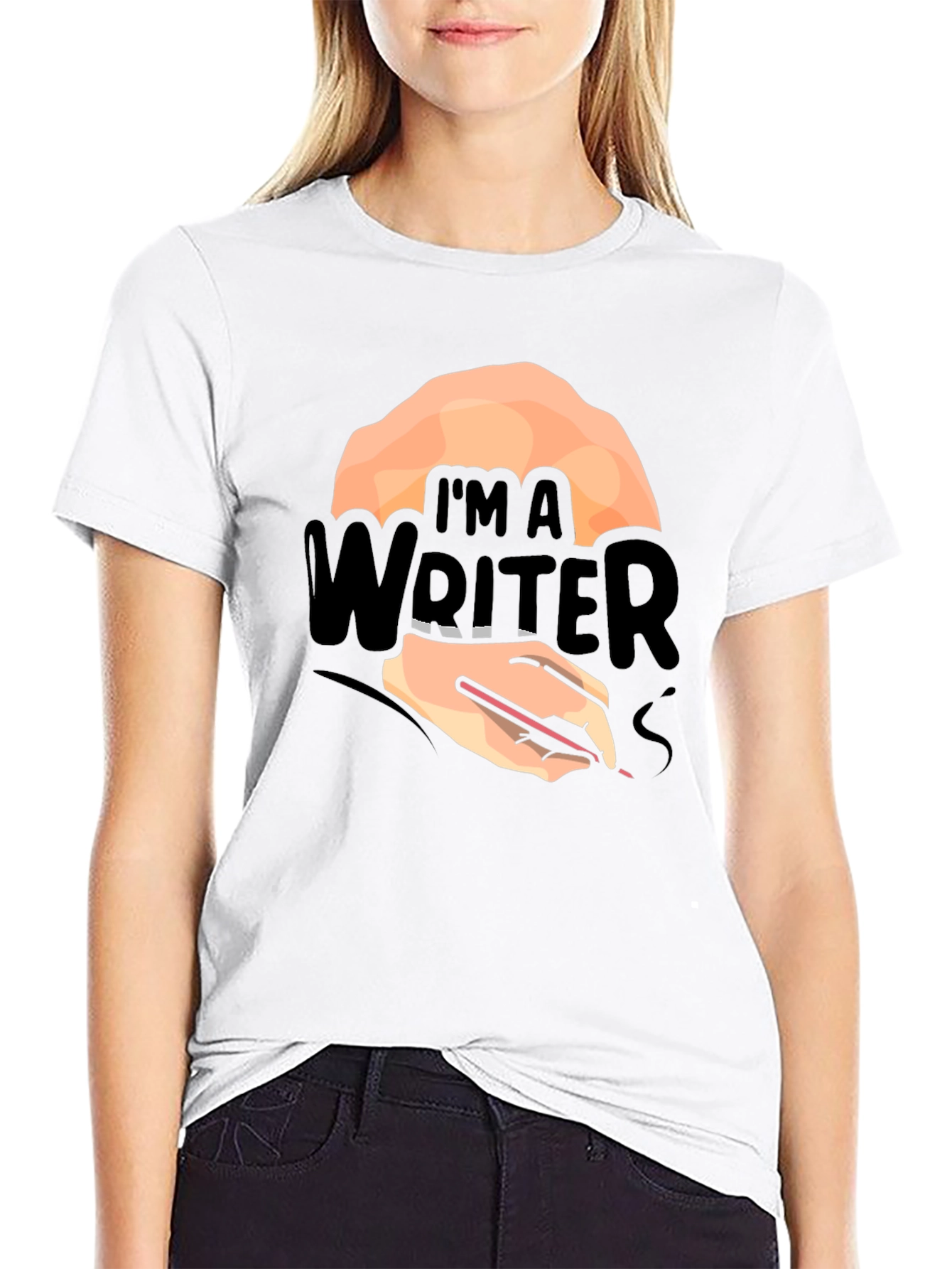 Im A Writer T-Shirt - Black Graphic Tee