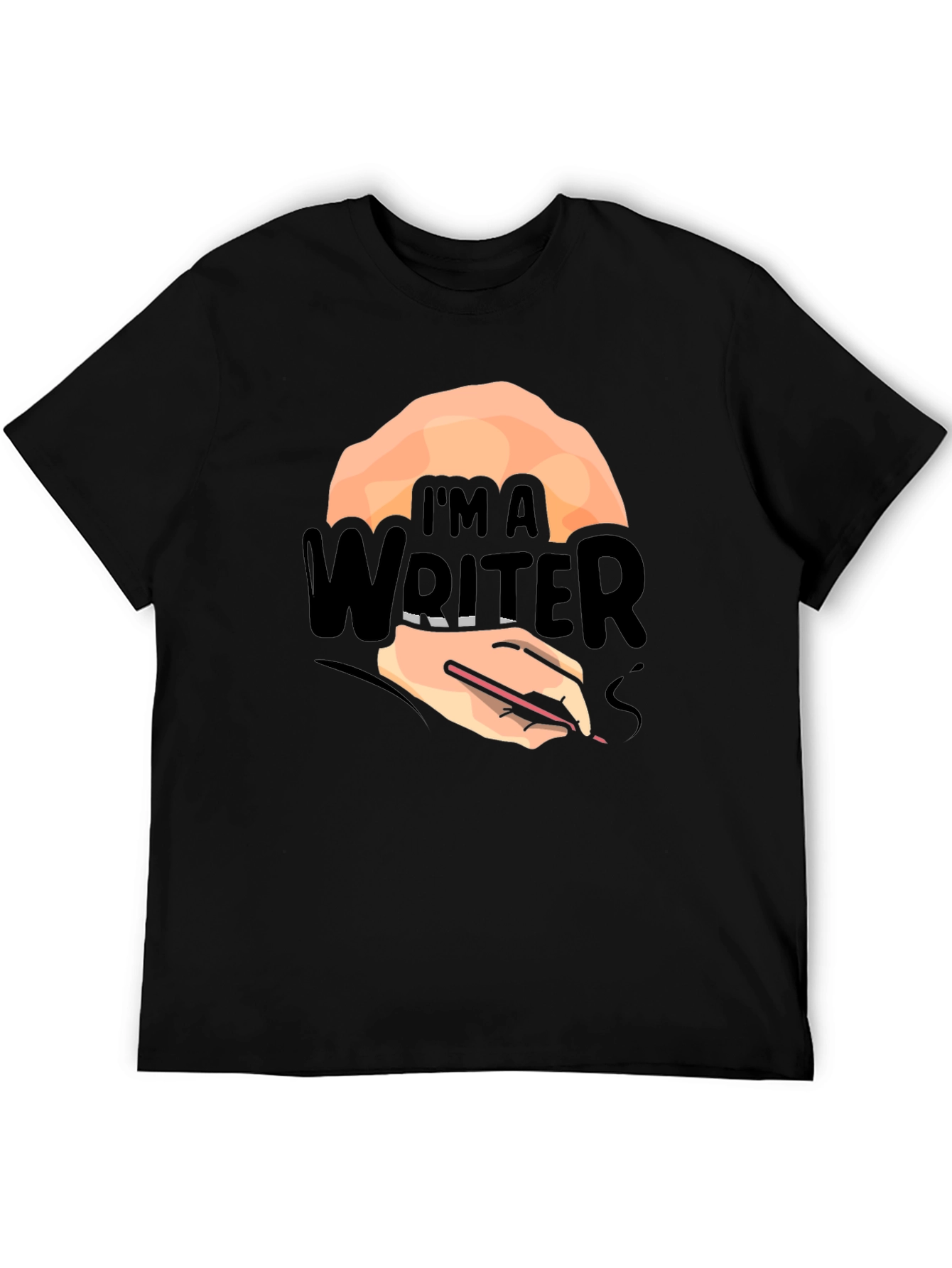 Im A Writer T-Shirt - Black Graphic Tee