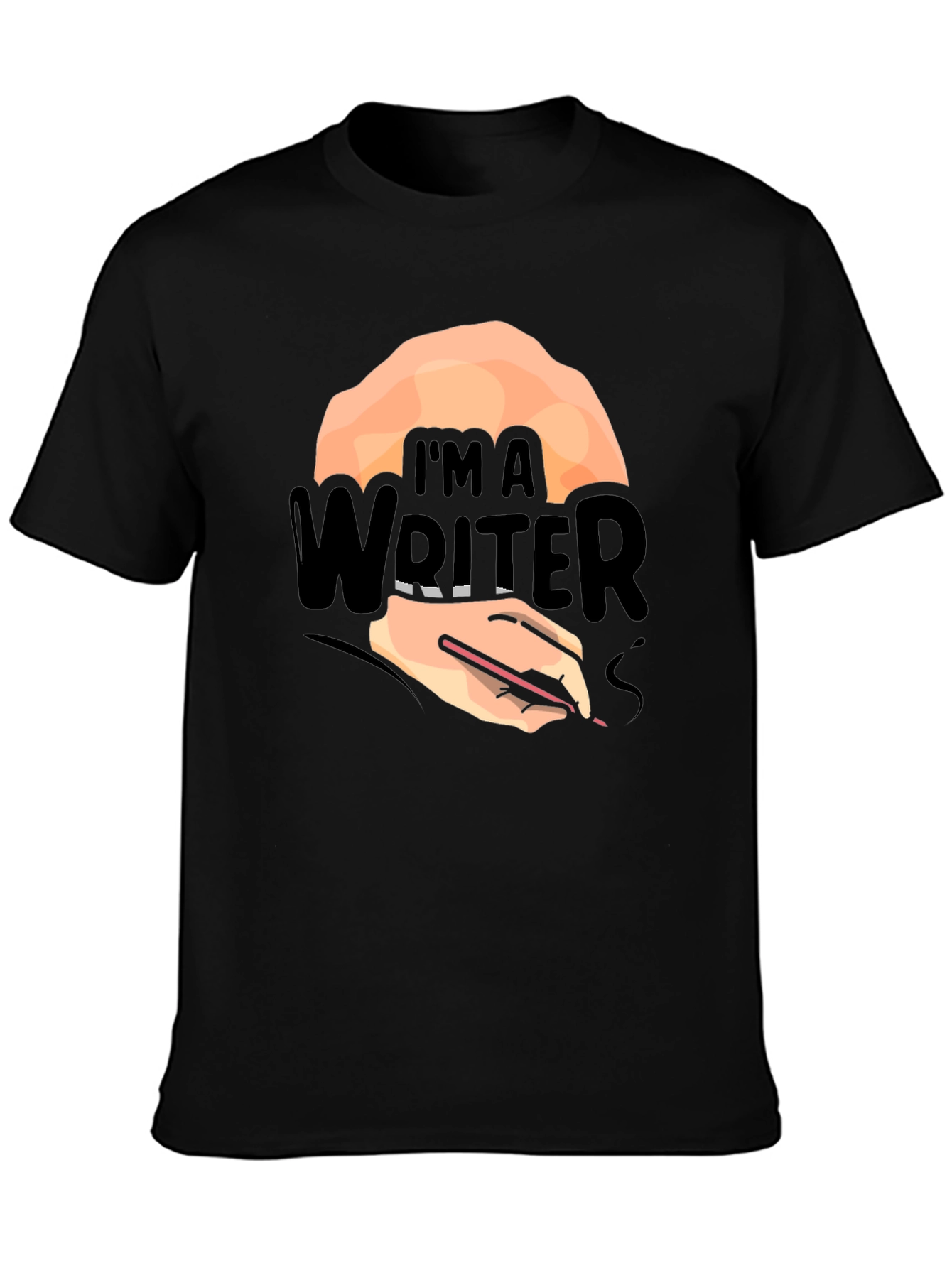Im A Writer T-Shirt - Black Graphic Tee