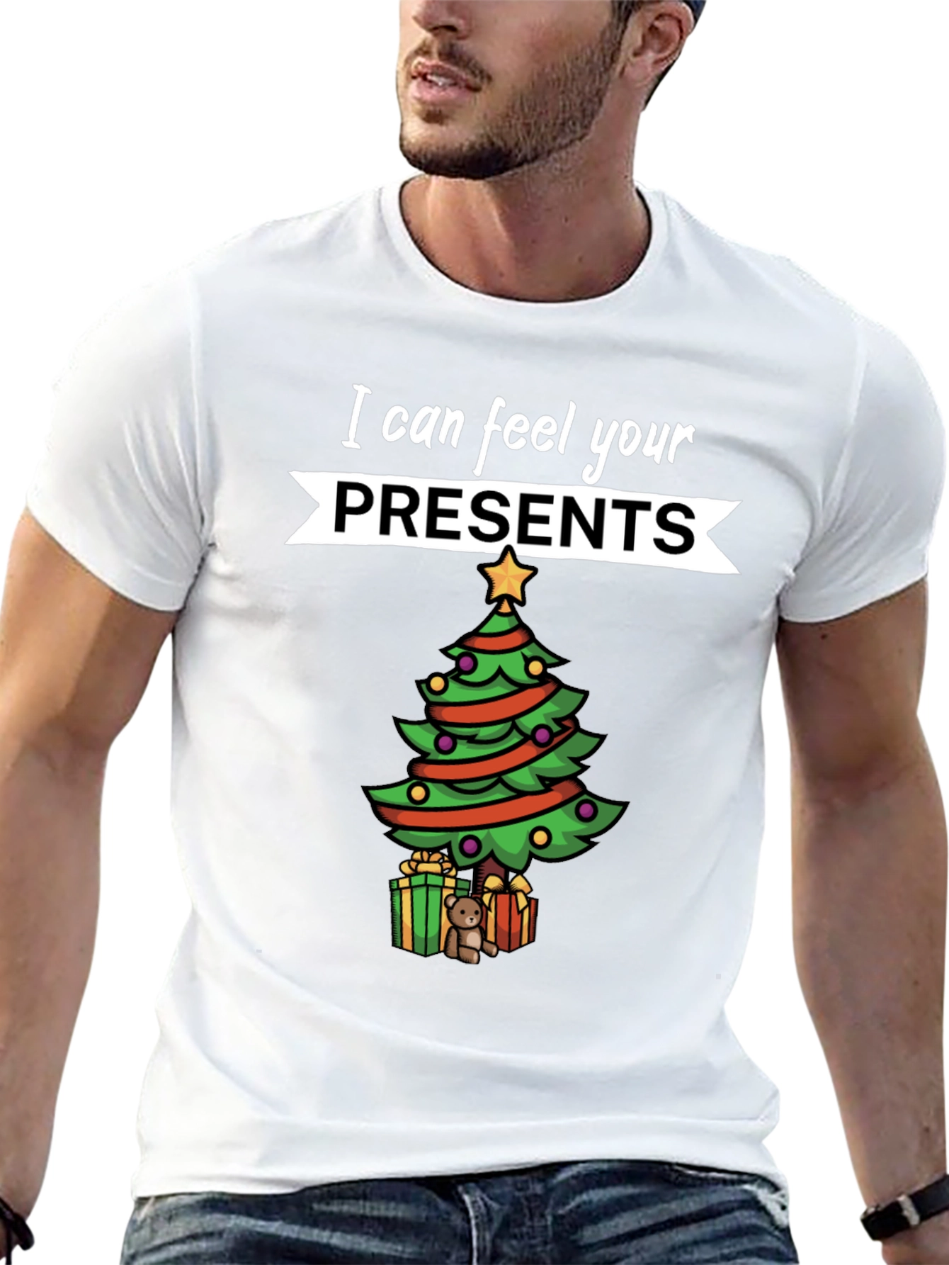 Festive Christmas Presents Graphic Tee