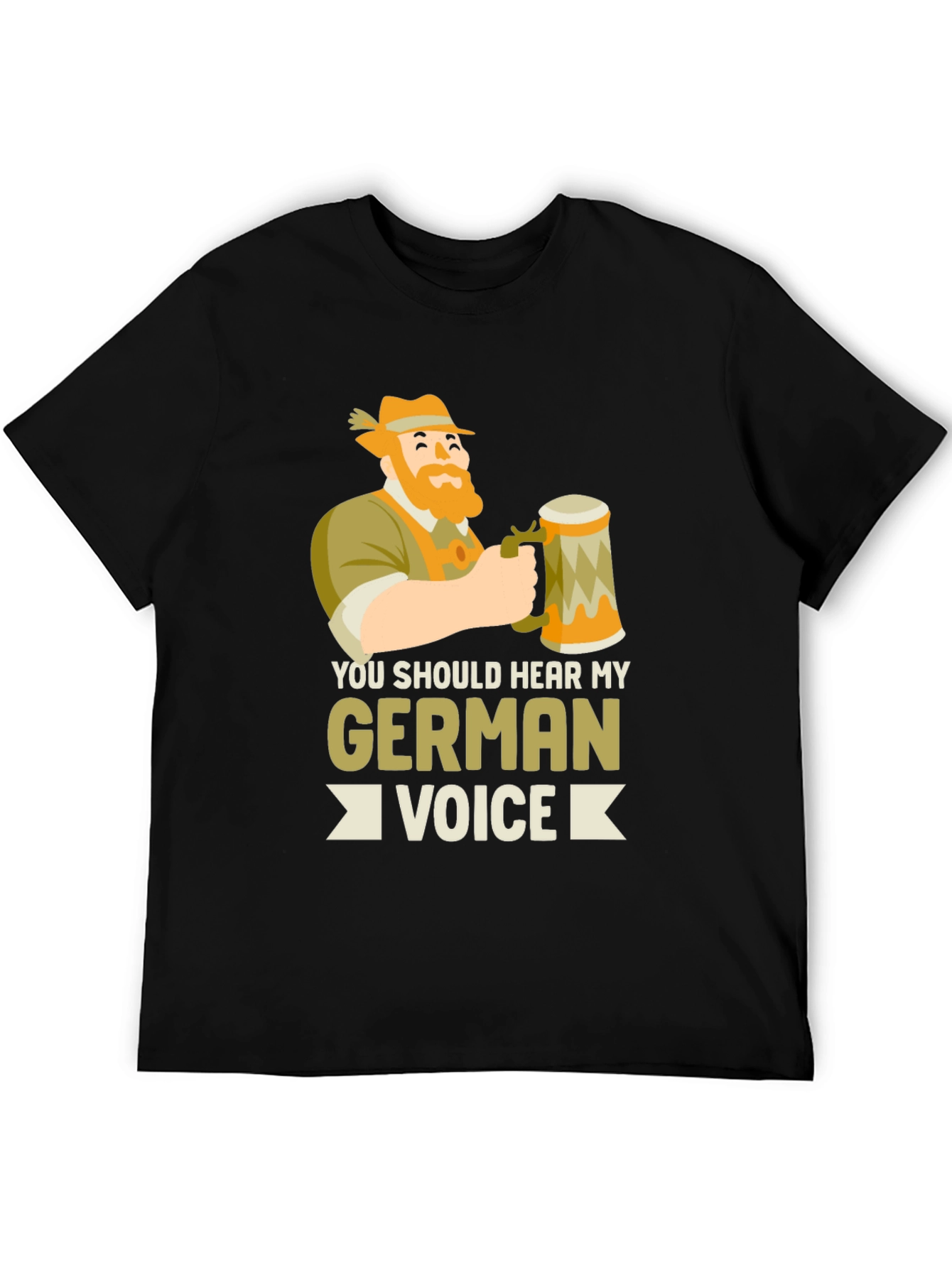 German Voice Black Graphic Tee