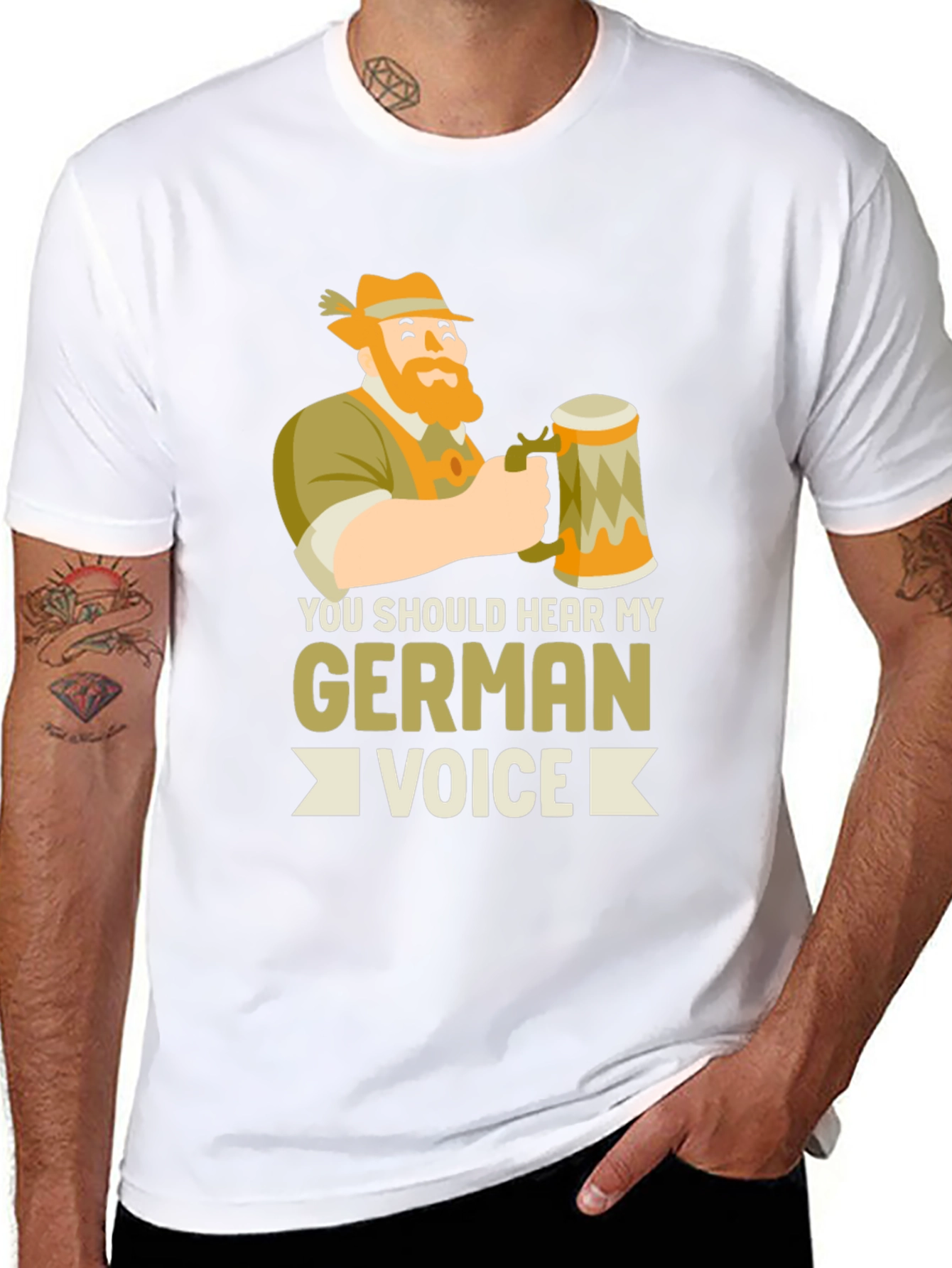 German Voice Black Graphic Tee