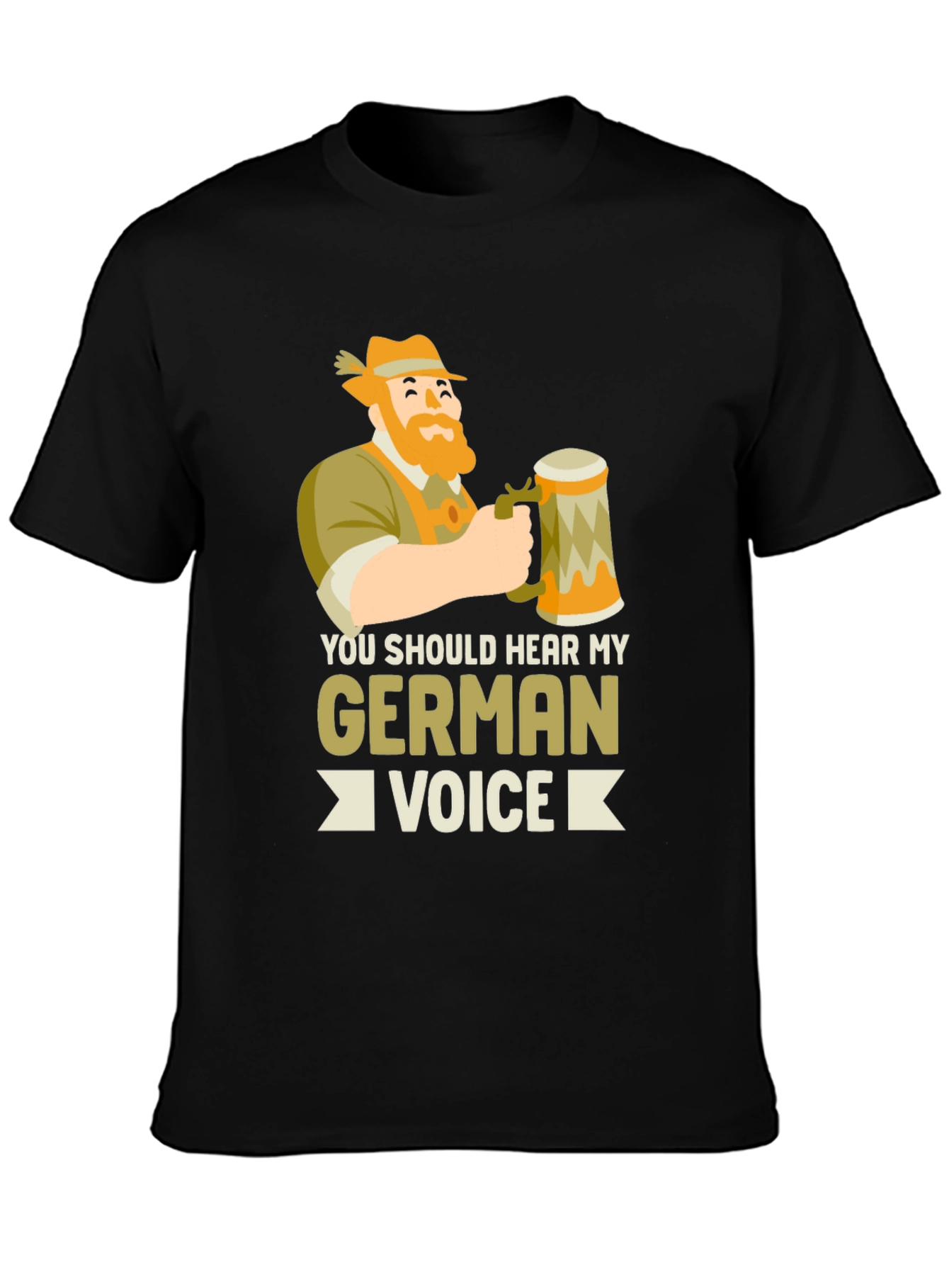 German Voice Black Graphic Tee