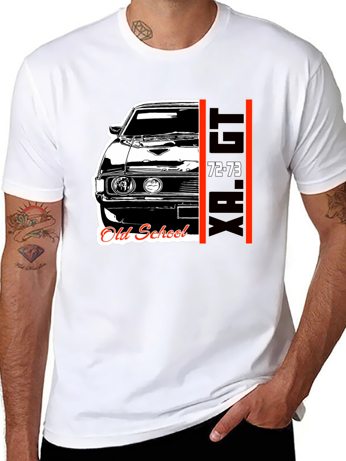 XA GT 72-73 Old School Car Graphic T-Shirt