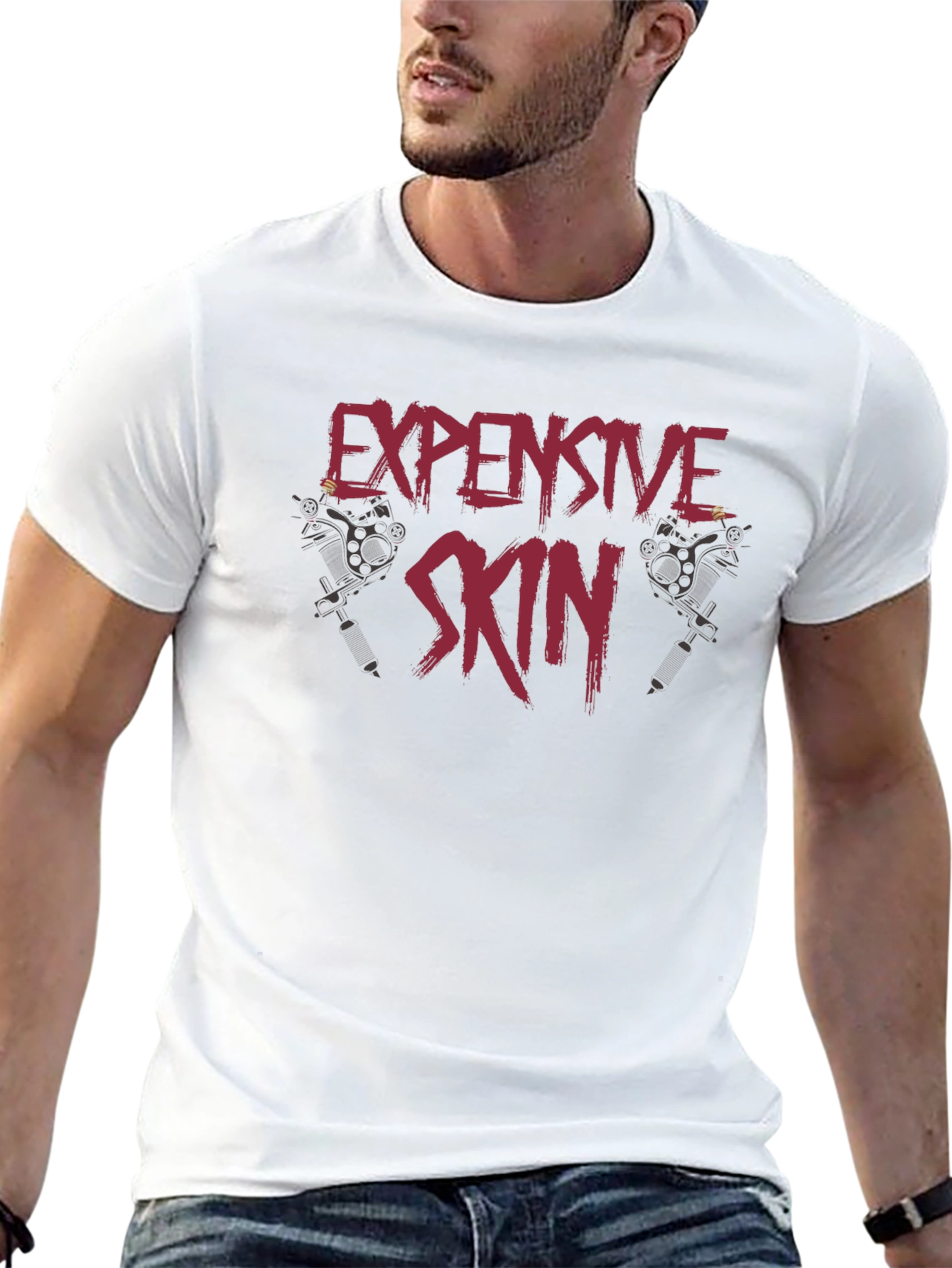 Expensive Skin Black Graphic Tee