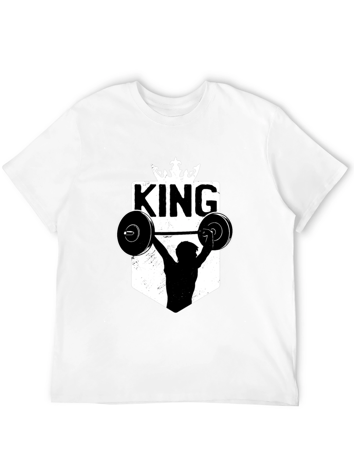 King Weightlifting Graphic T-Shirt - Black