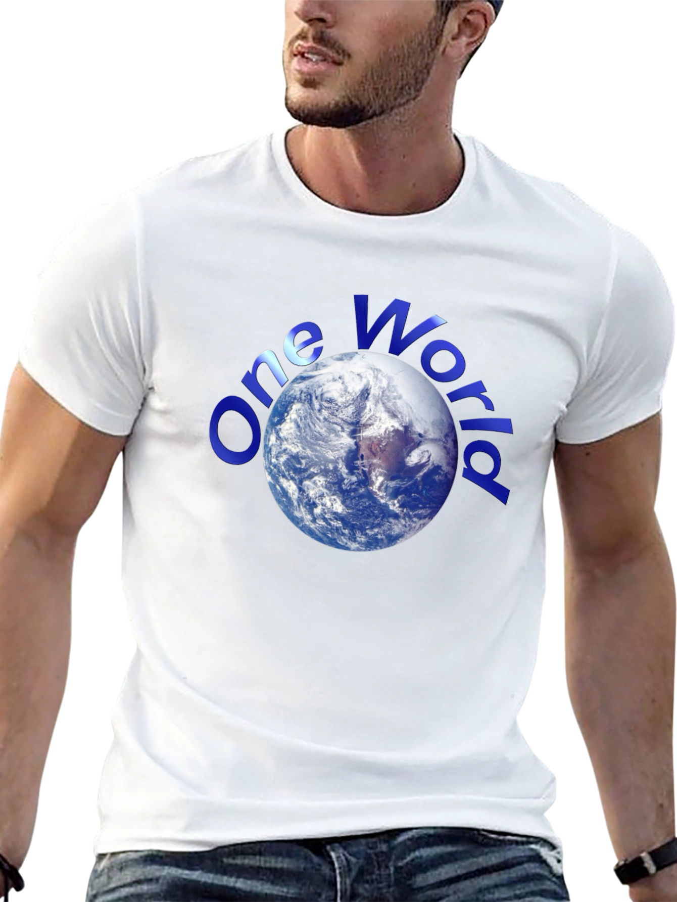 One World Graphic T-Shirt