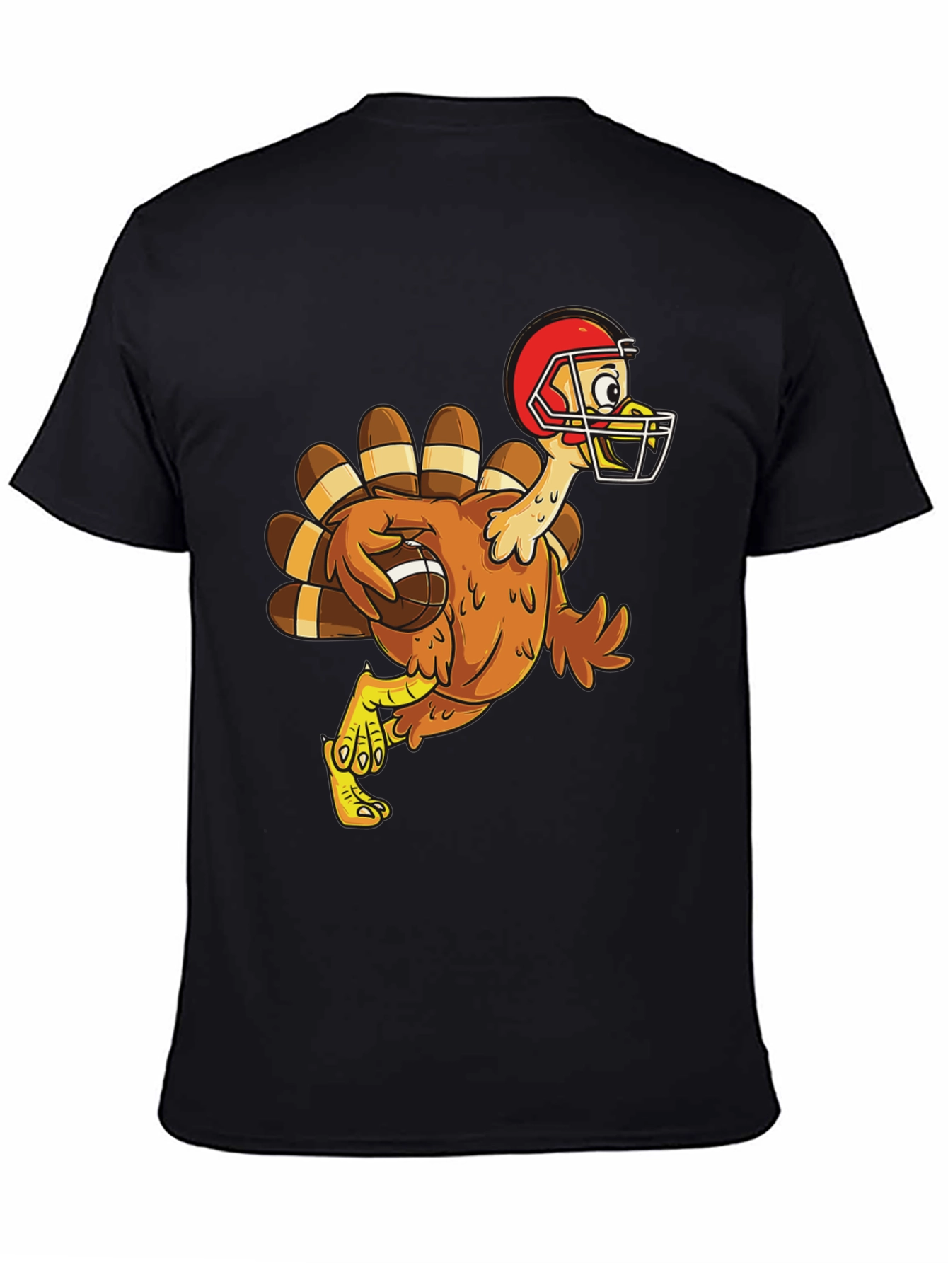 Turkey Football T-Shirt Thanksgiving Tee