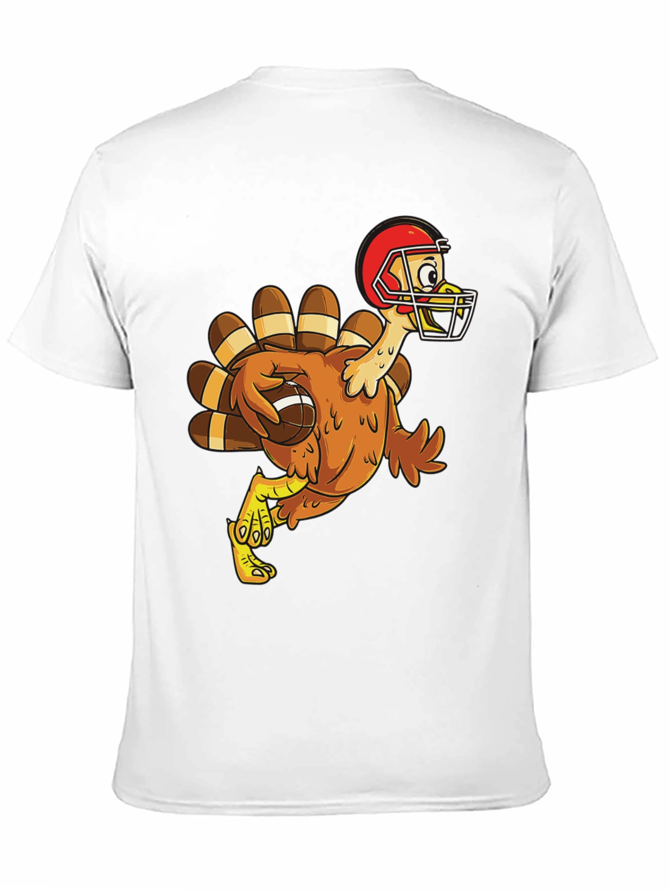 Turkey Football T-Shirt Thanksgiving Tee