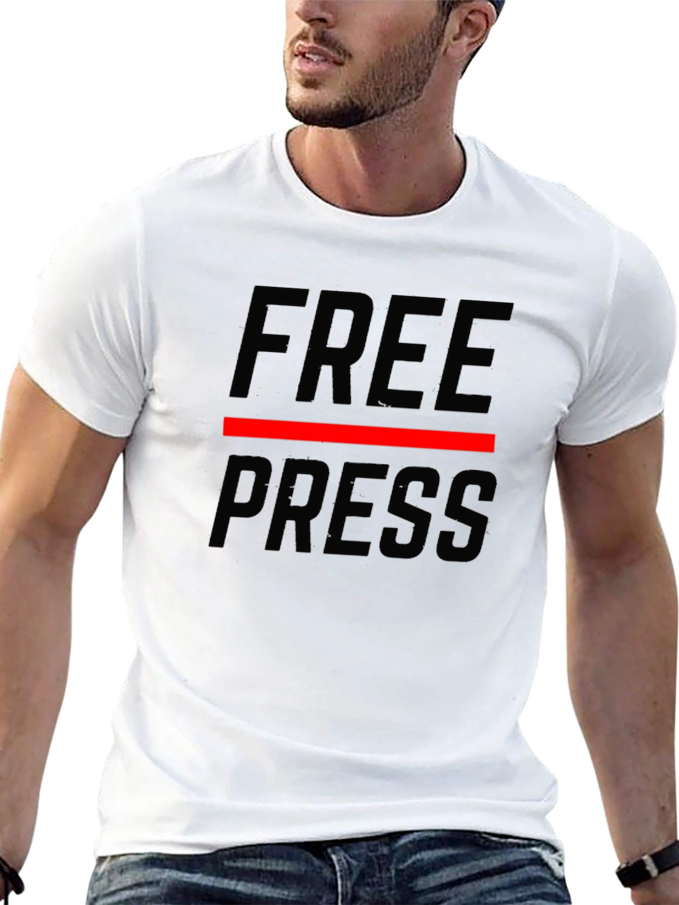 Free Press Graphic Tee - Black