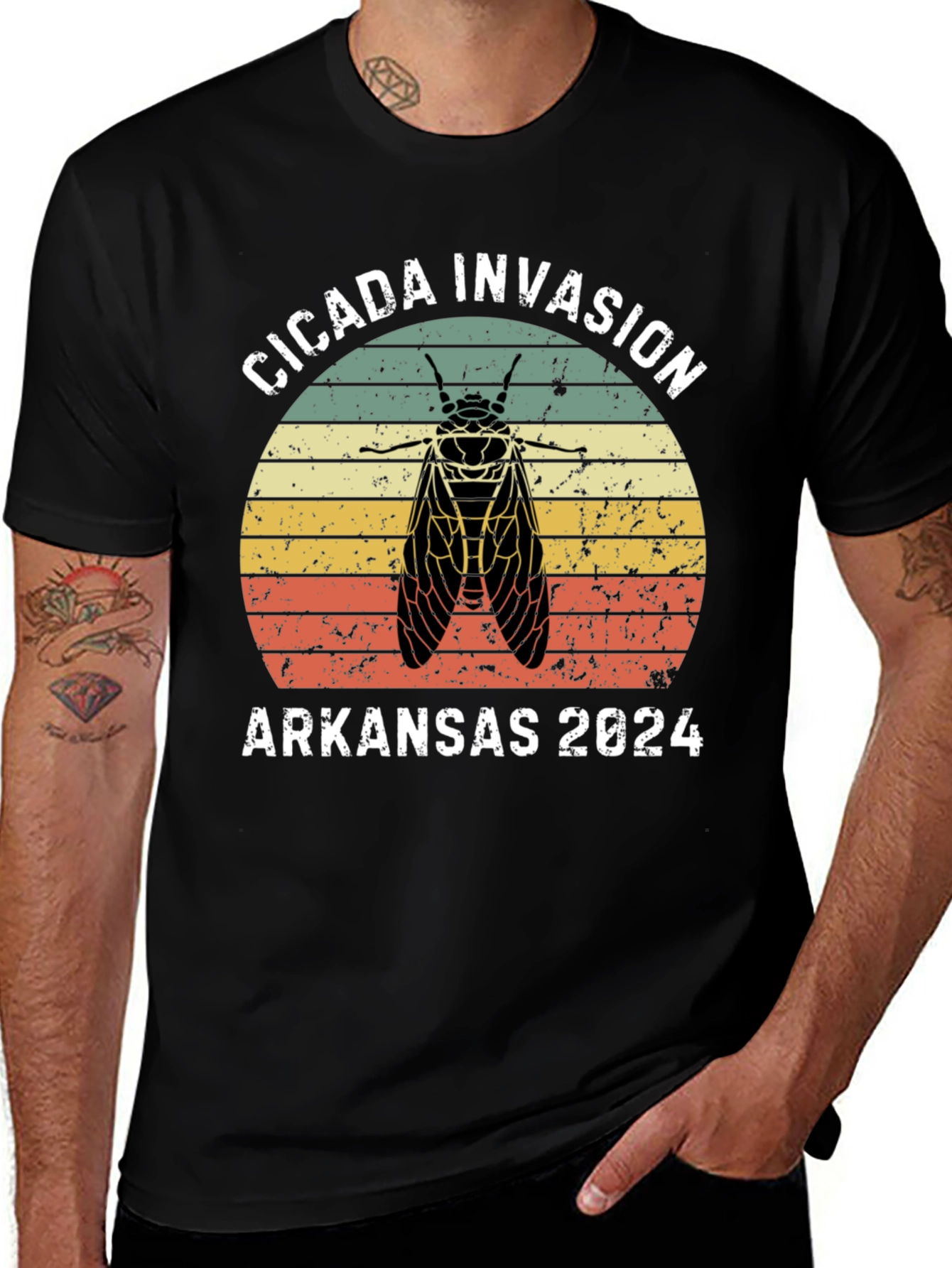 Cicada Invasion Arkansas 2024 T-Shirt