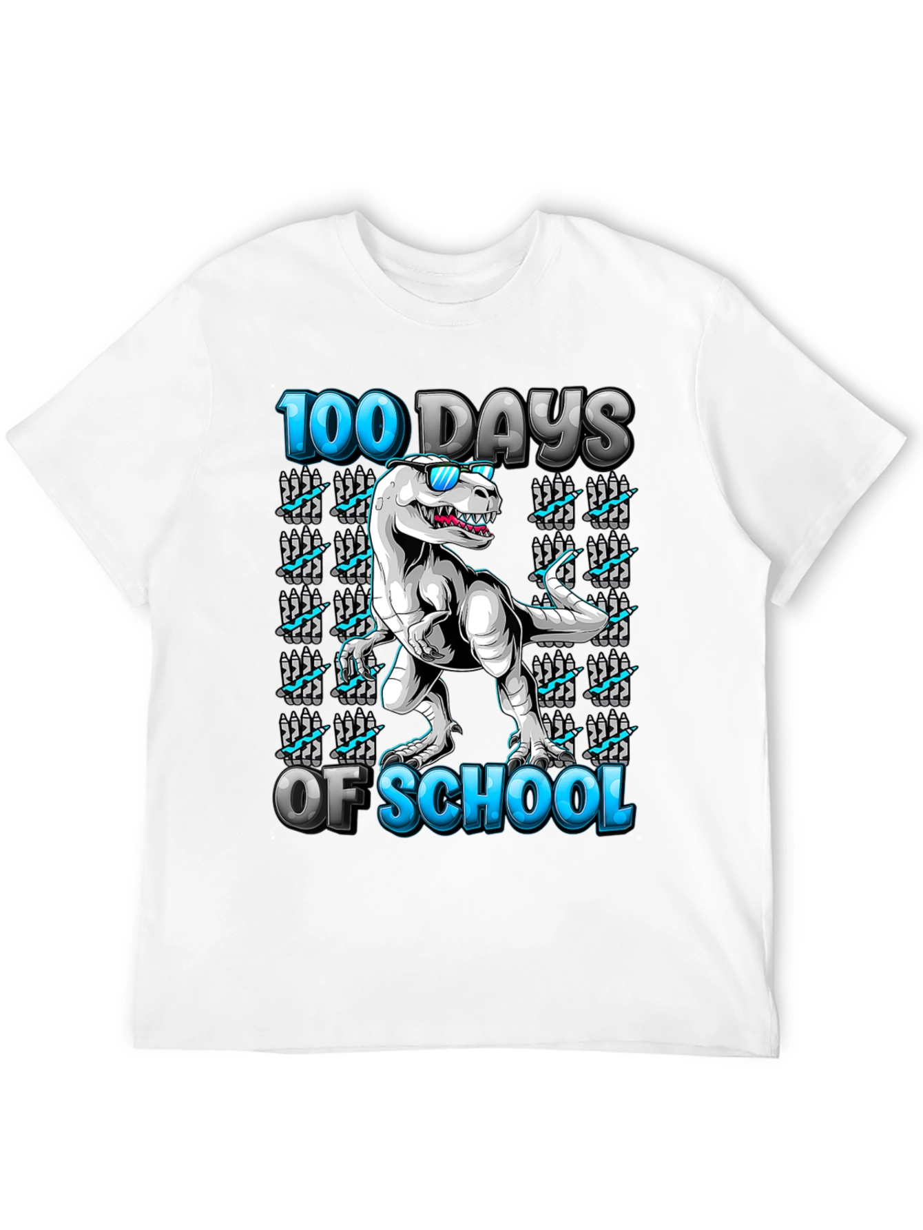100 Days of School Dinosaur T-Shirt