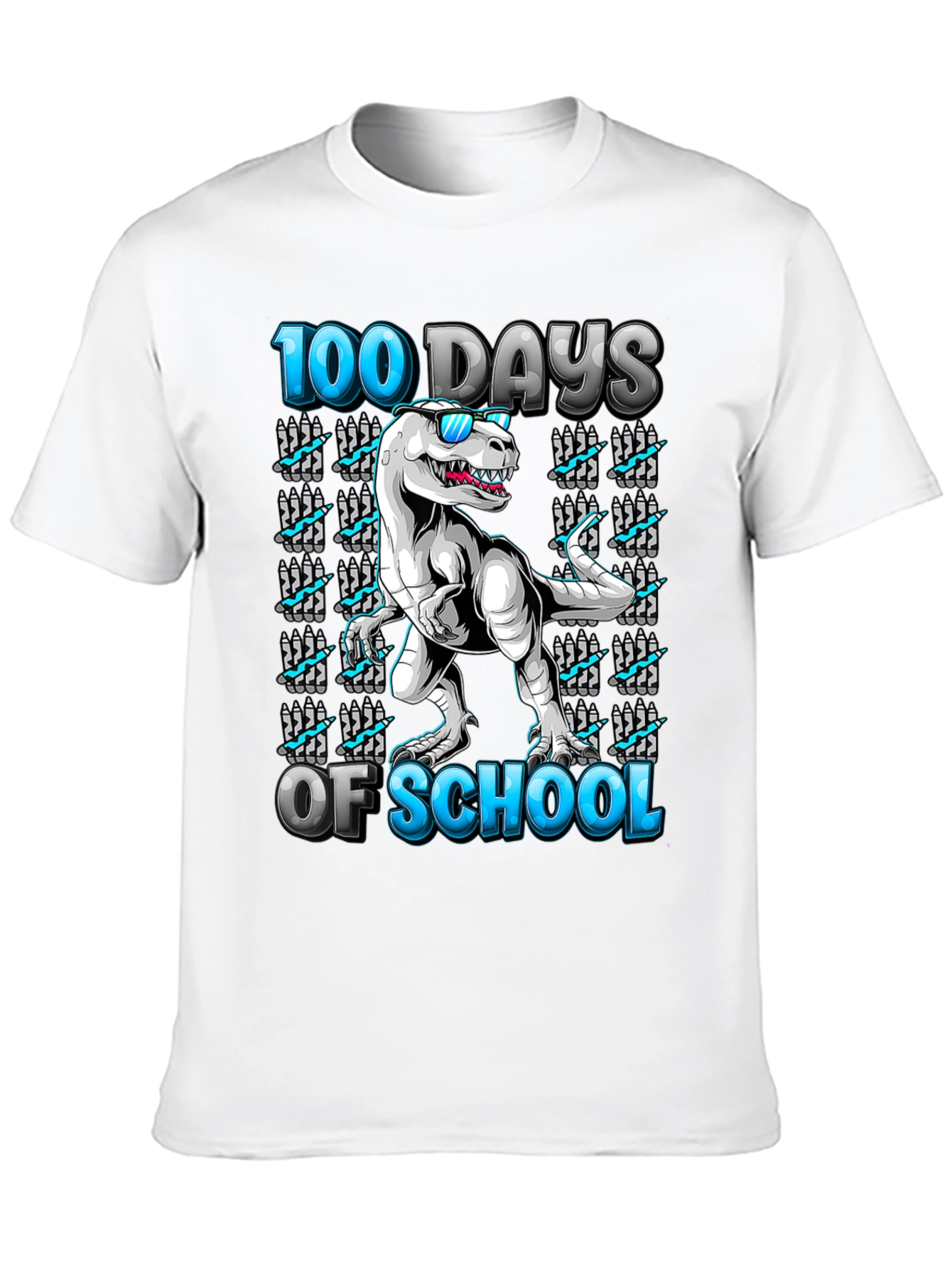 100 Days of School Dinosaur T-Shirt