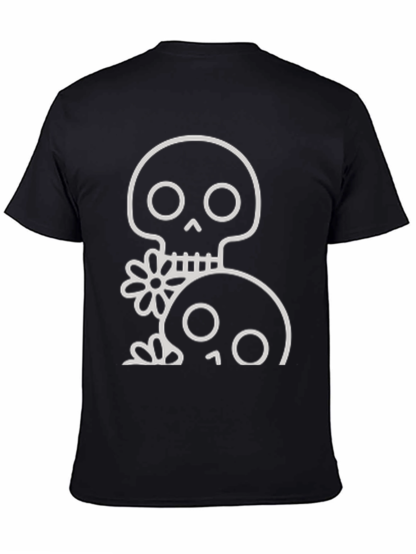 Skull & Flower Graphic Tee