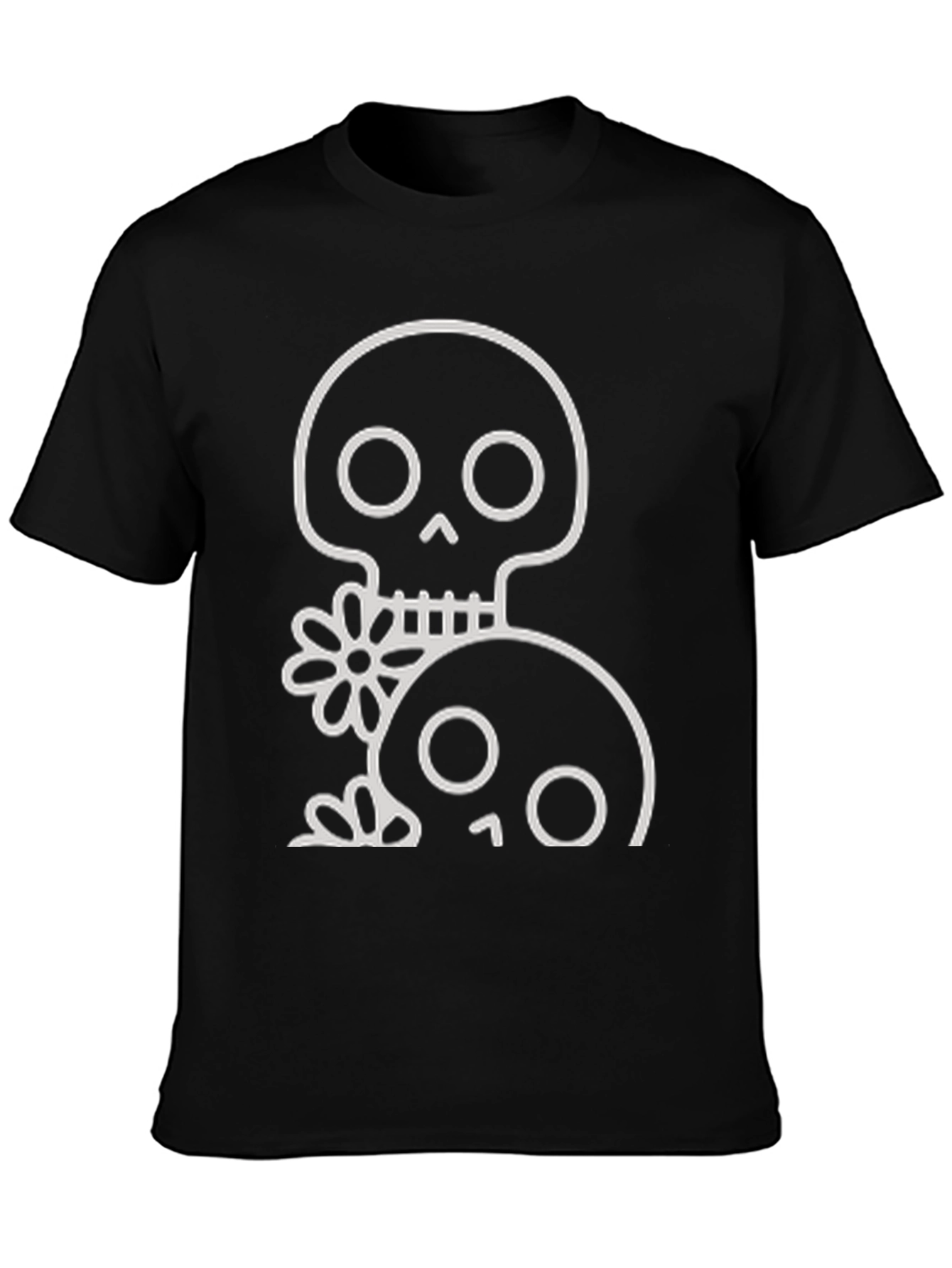 Skull & Flower Graphic Tee