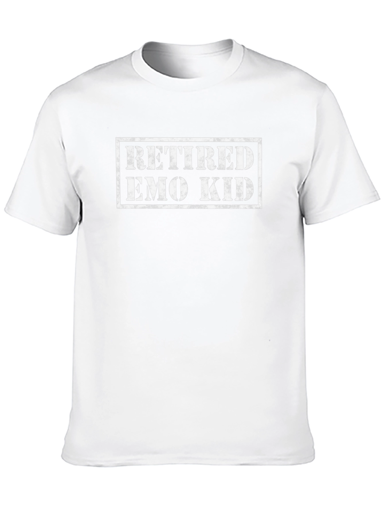 Retired Emo Kid Black Graphic T-Shirt