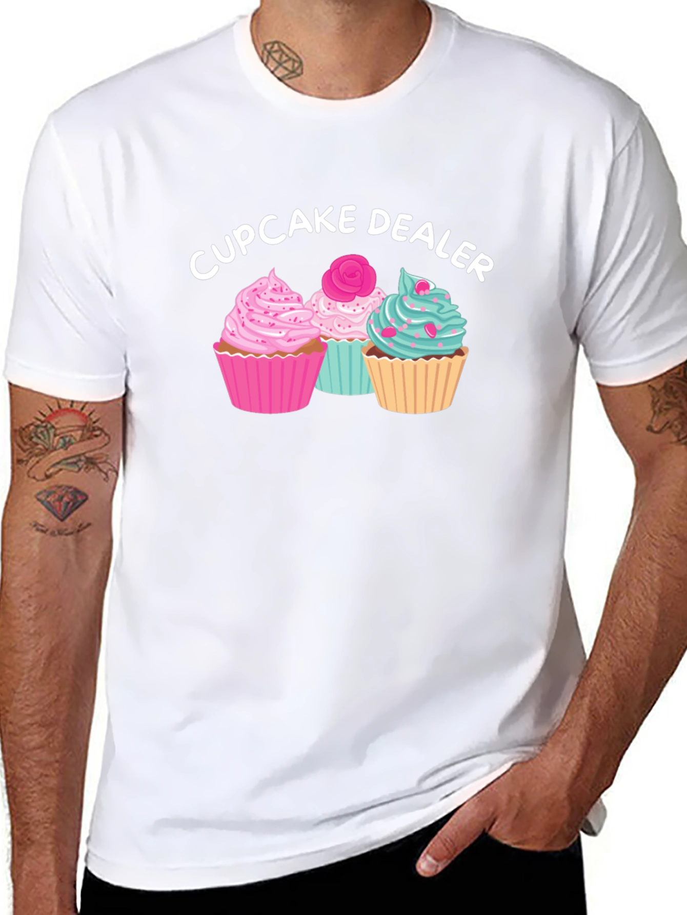 Cupcake Dealer Graphic T-Shirt - Sweet Treat Tee
