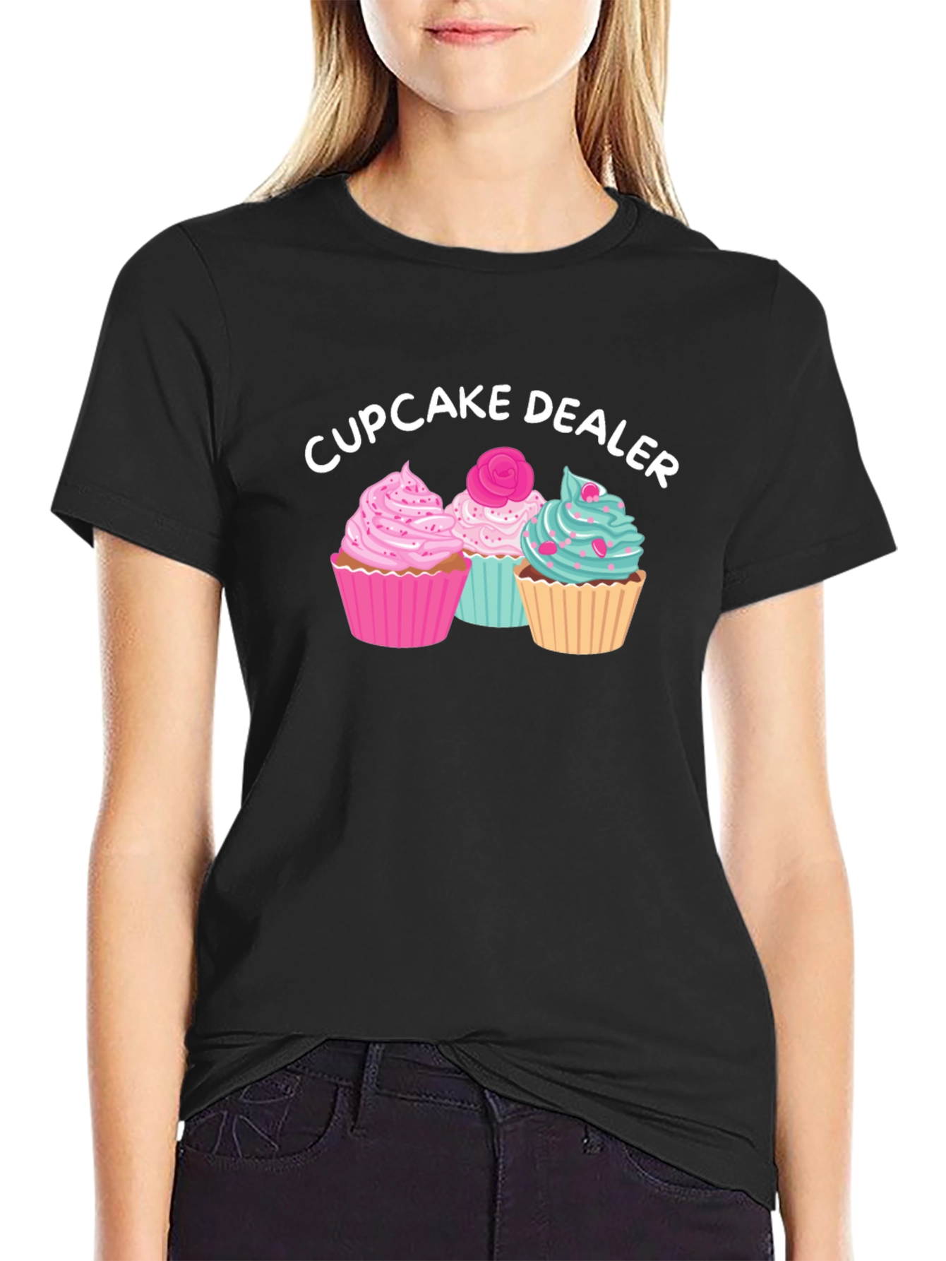 Cupcake Dealer Graphic T-Shirt - Sweet Treat Tee