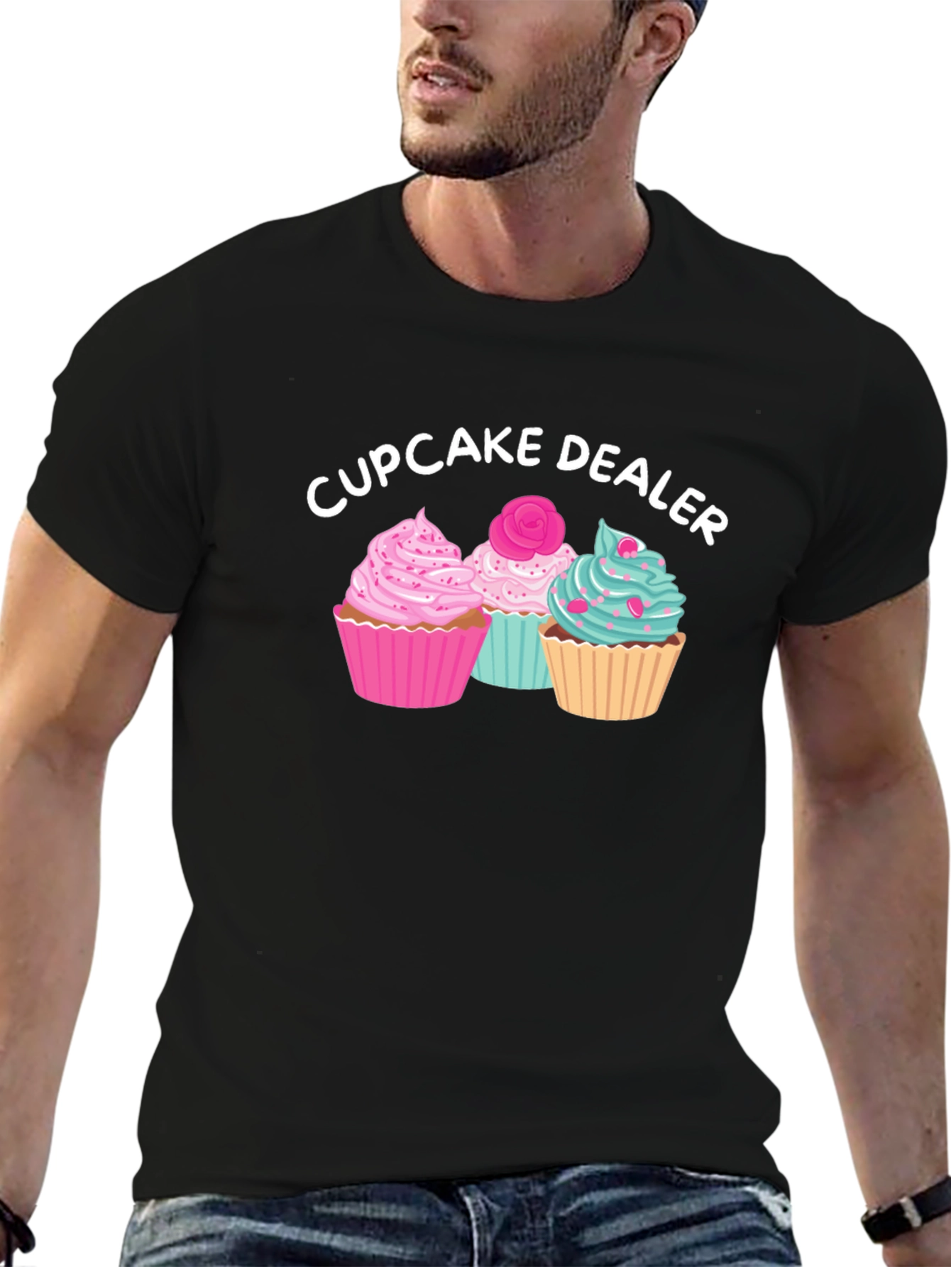 Cupcake Dealer Graphic T-Shirt - Sweet Treat Tee