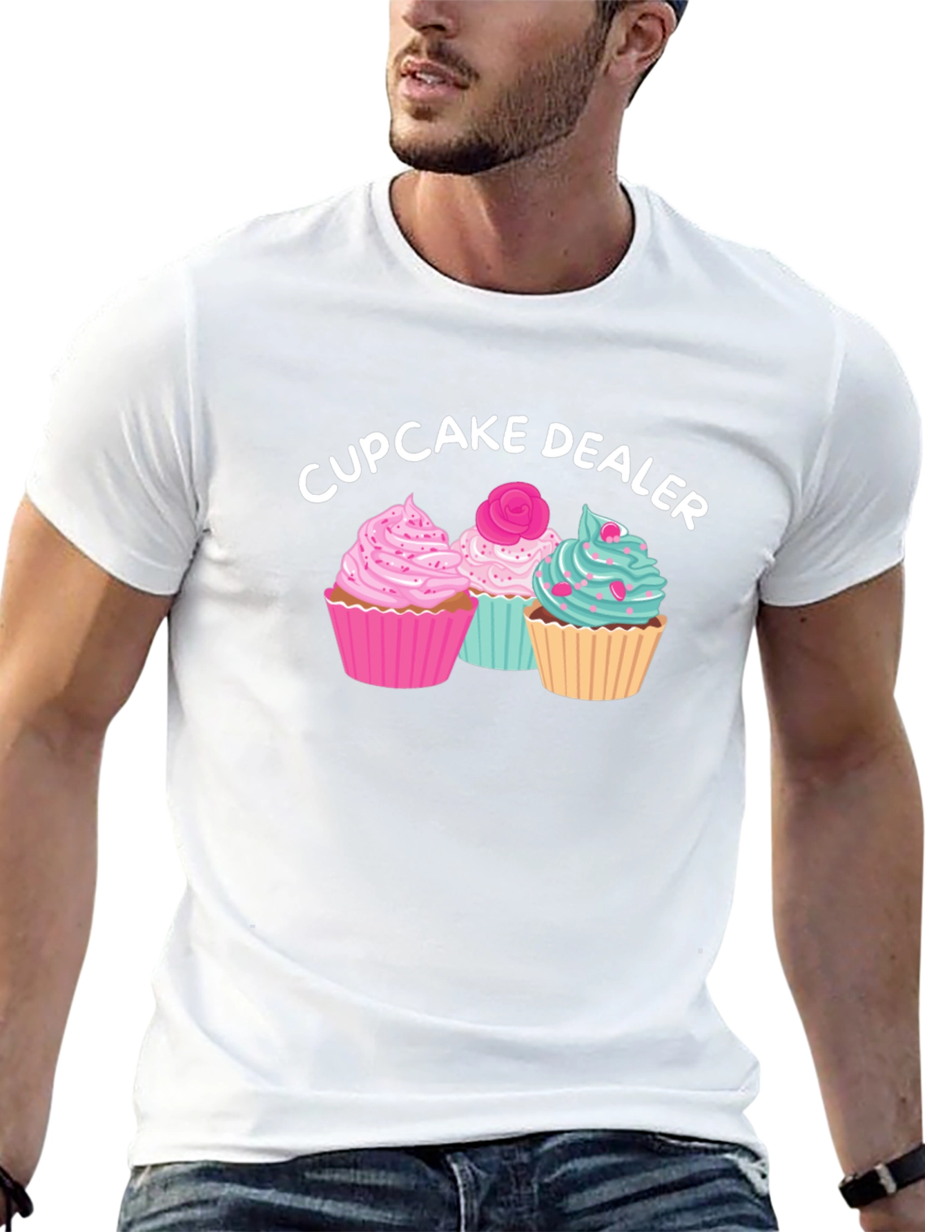 Cupcake Dealer Graphic T-Shirt - Sweet Treat Tee