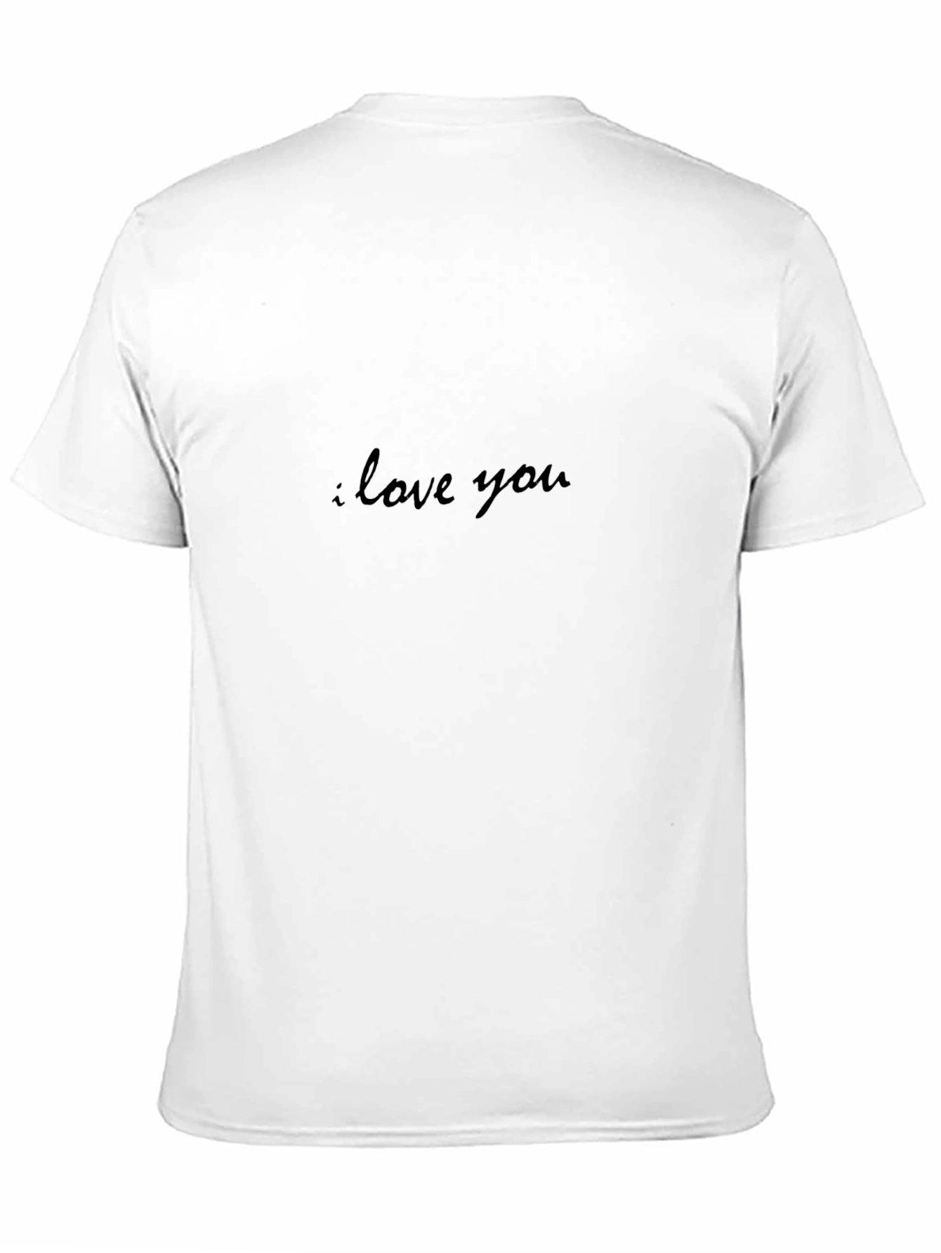 I Love You Black T-Shirt