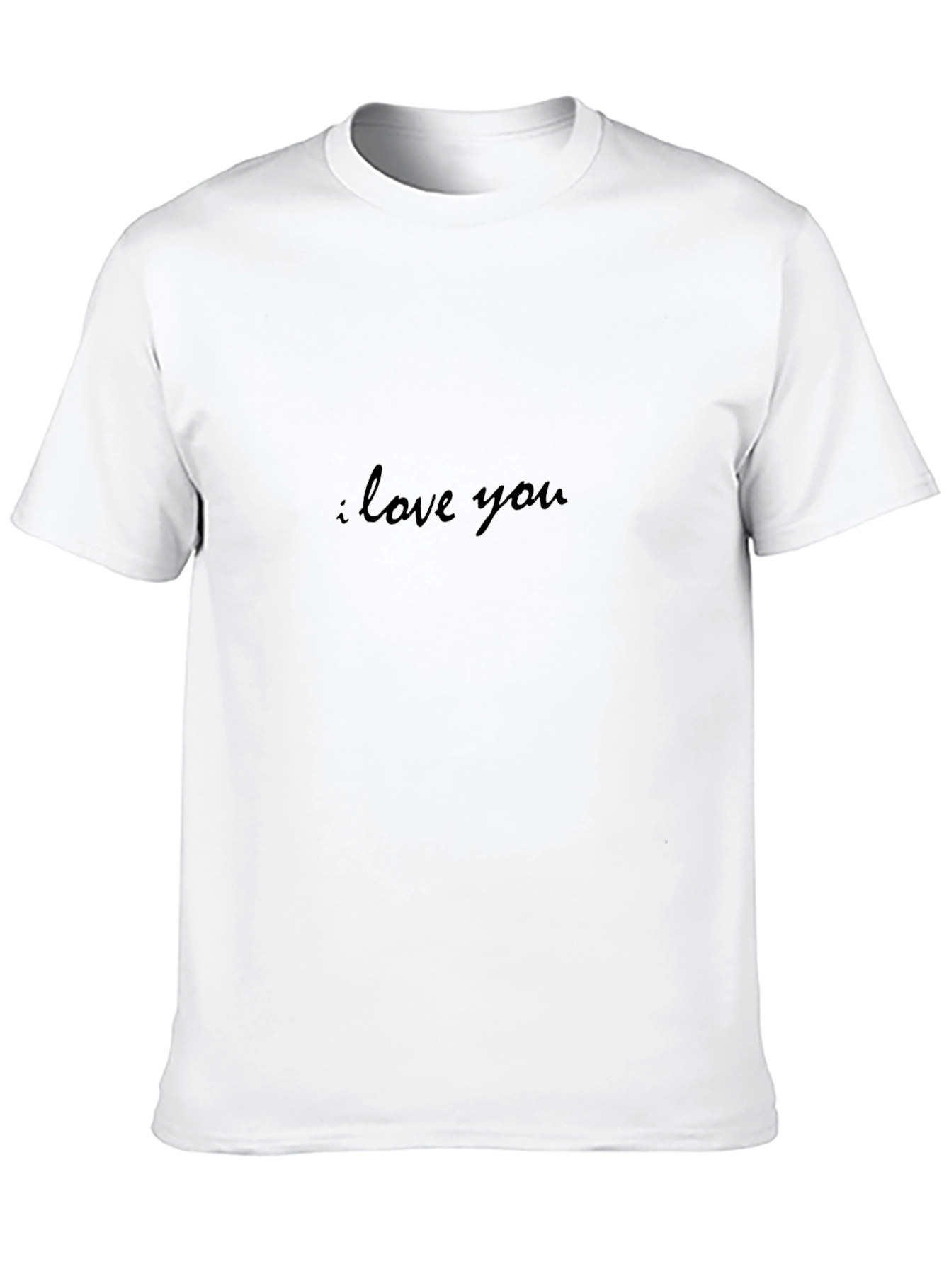 I Love You Black T-Shirt