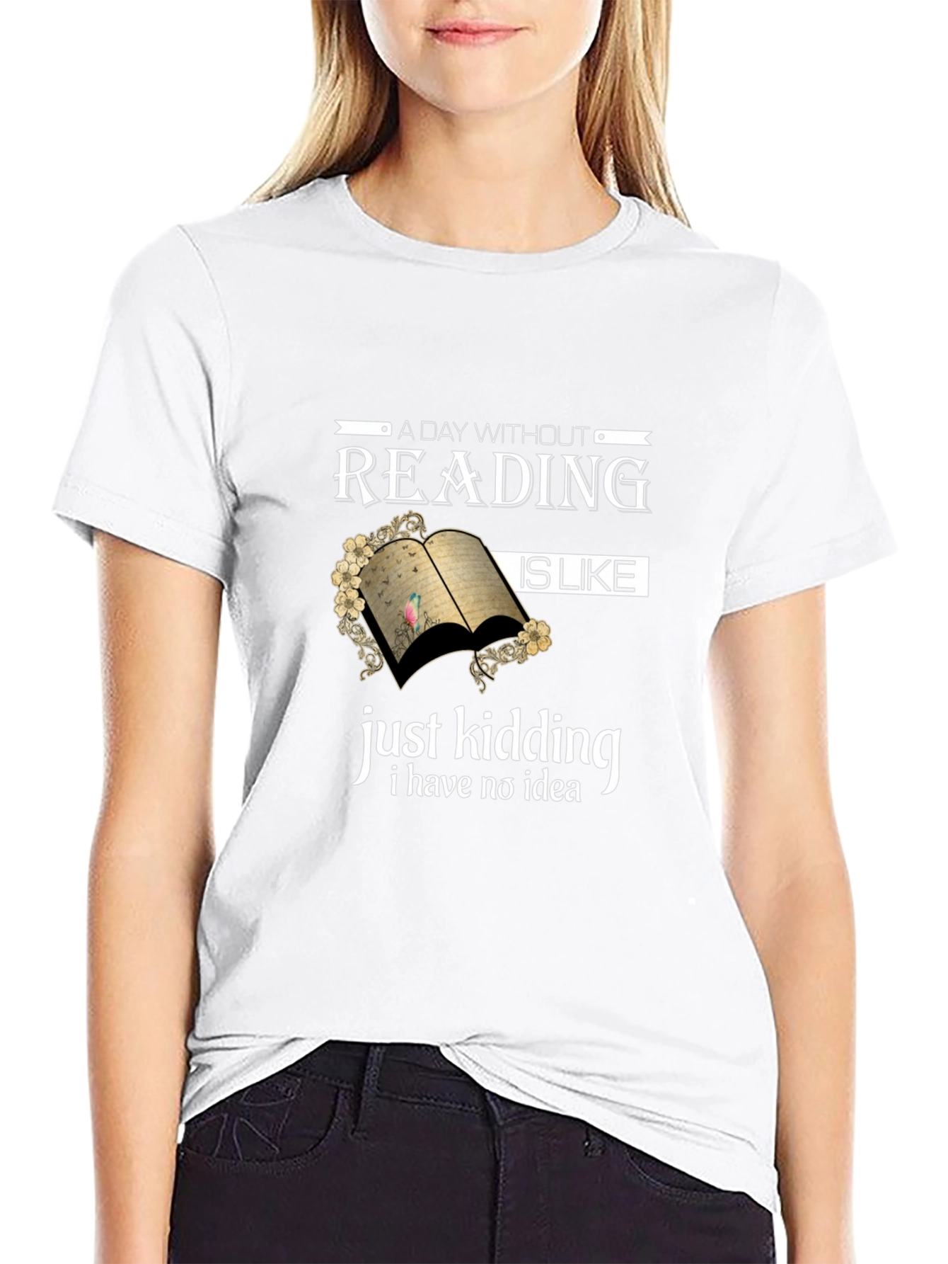 Funny Reading T-Shirt: A Day Without Reading