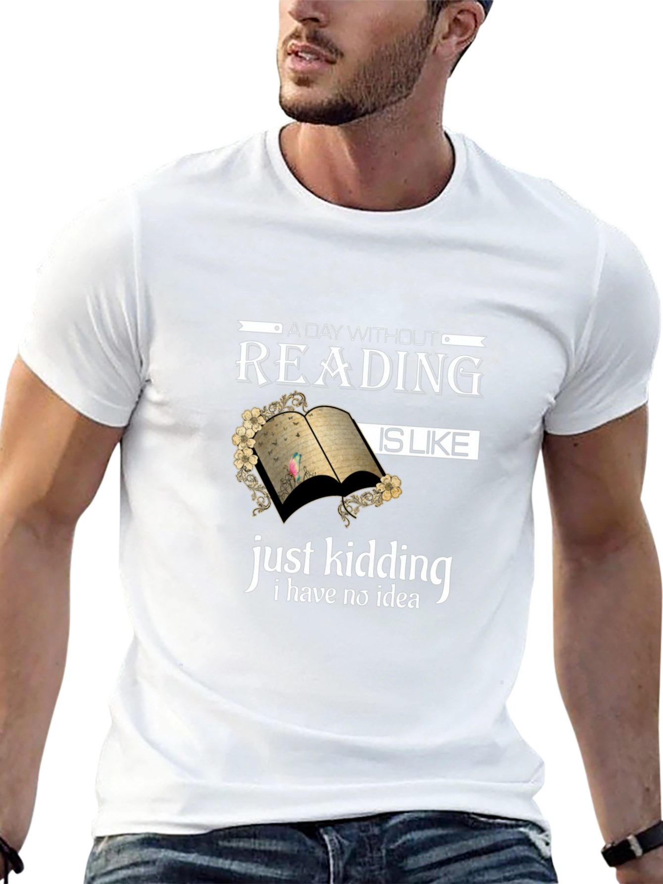 Funny Reading T-Shirt: A Day Without Reading