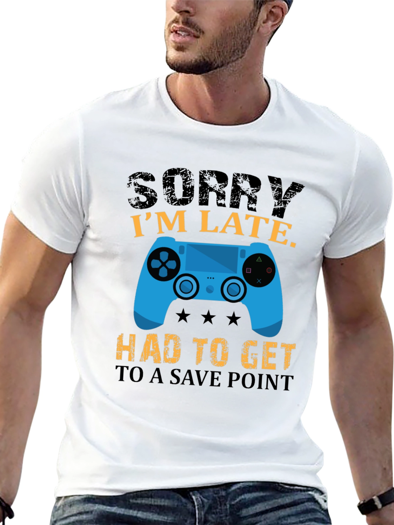 Gamer Humor Graphic Tee - Save Point T-Shirt