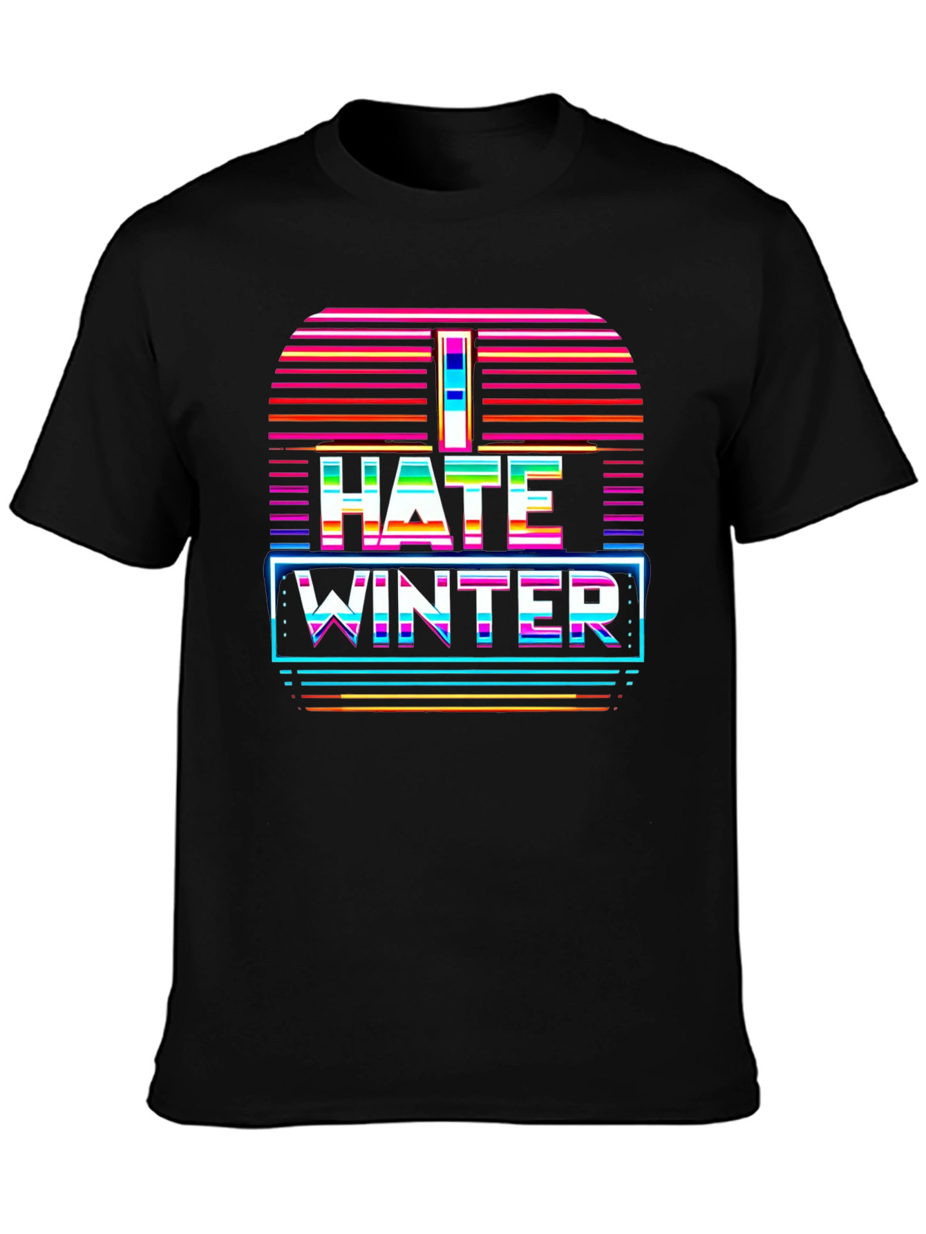 I Hate Winter Retro T-Shirt