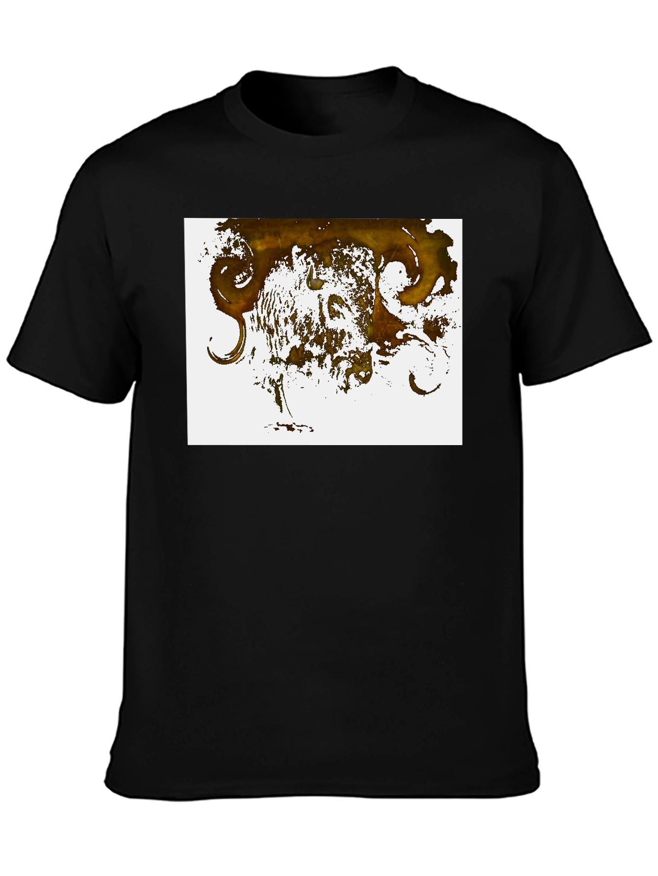 Abstract Art Black T-Shirt - Unique Design